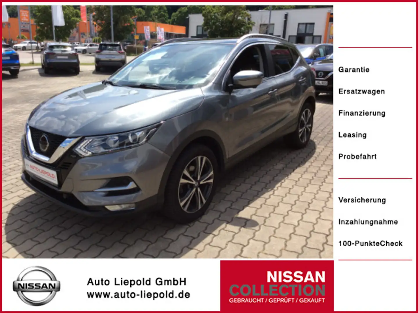 Nissan Qashqai 1.3 DIG-T Zama 160PS 6MT AHK Gris - 1