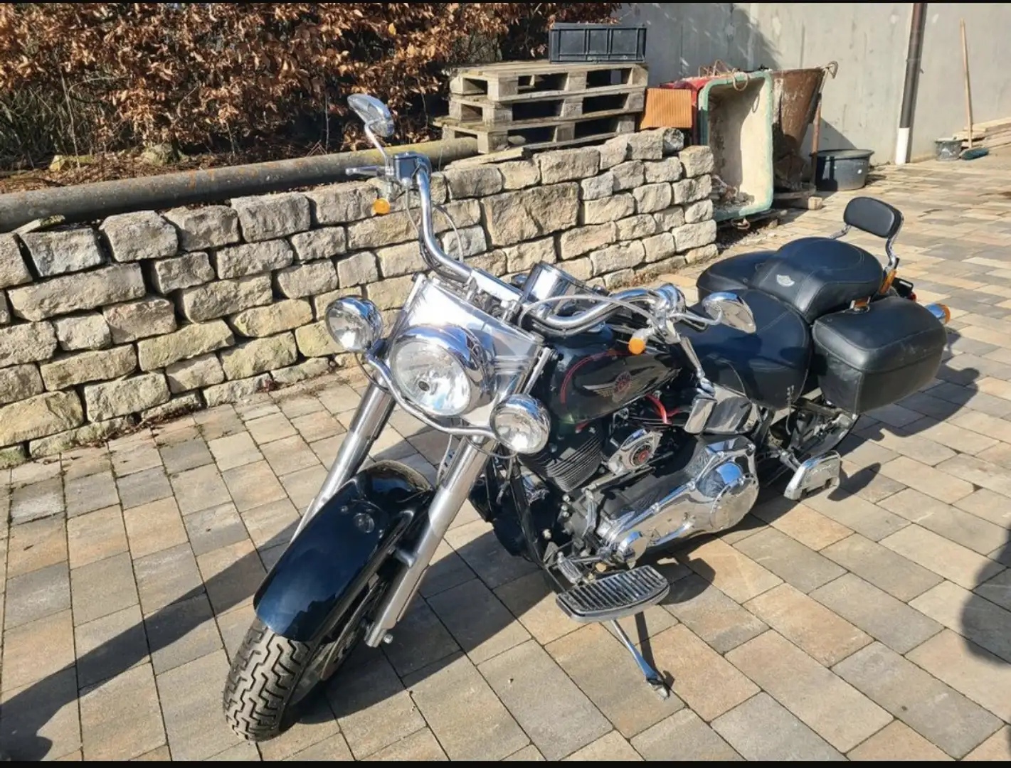 Harley-Davidson Fat Boy Schwarz - 1