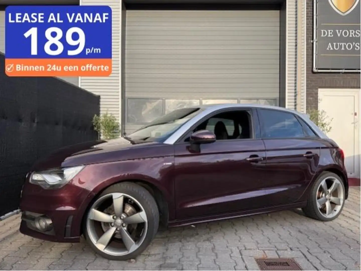 Audi A1 Sportback 1.4 TFSI S-Line | Schaalstoelen | 185pk Paars - 1
