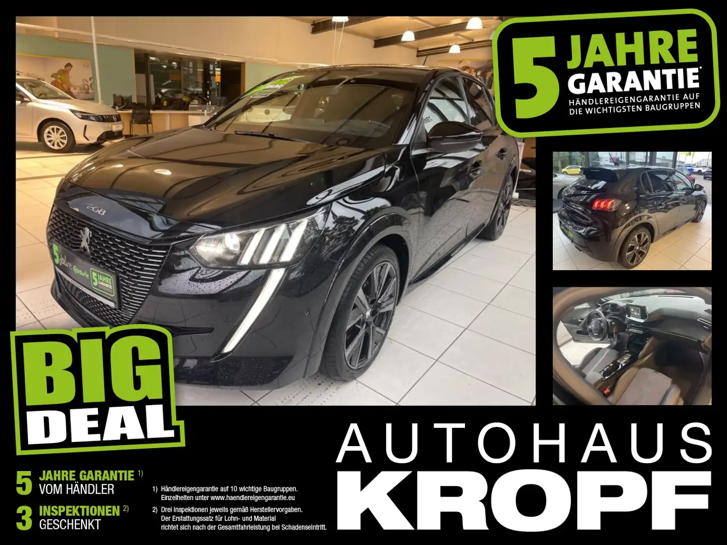 Peugeot 208 1.2 PureTech 130 GT LED+Navi+SHZ+Kam.+KlimaA Zwart - 1