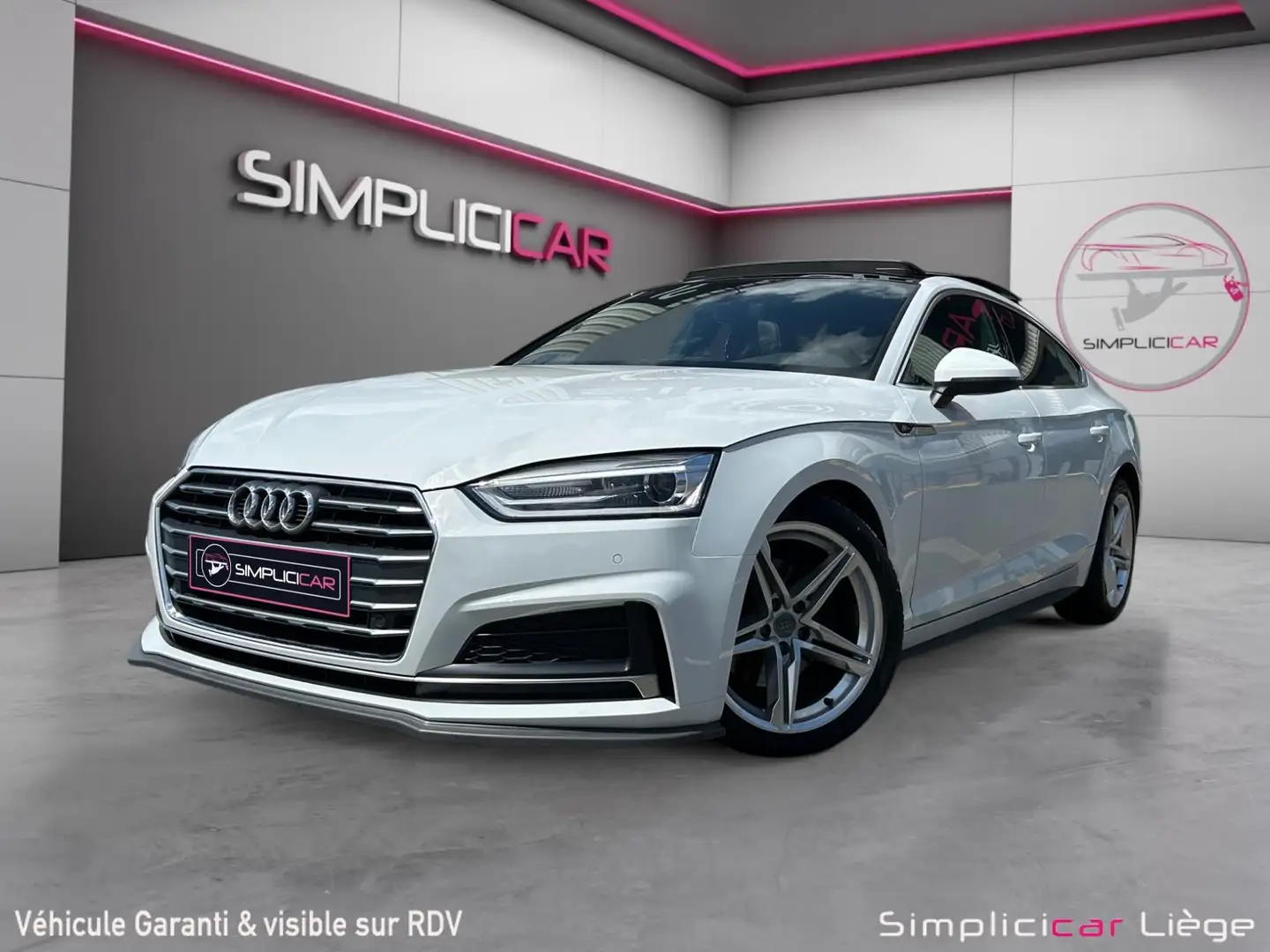 Audi A5 Sportback 2.0 TDi * GARANTIE 12 MOIS* Blanc - 1