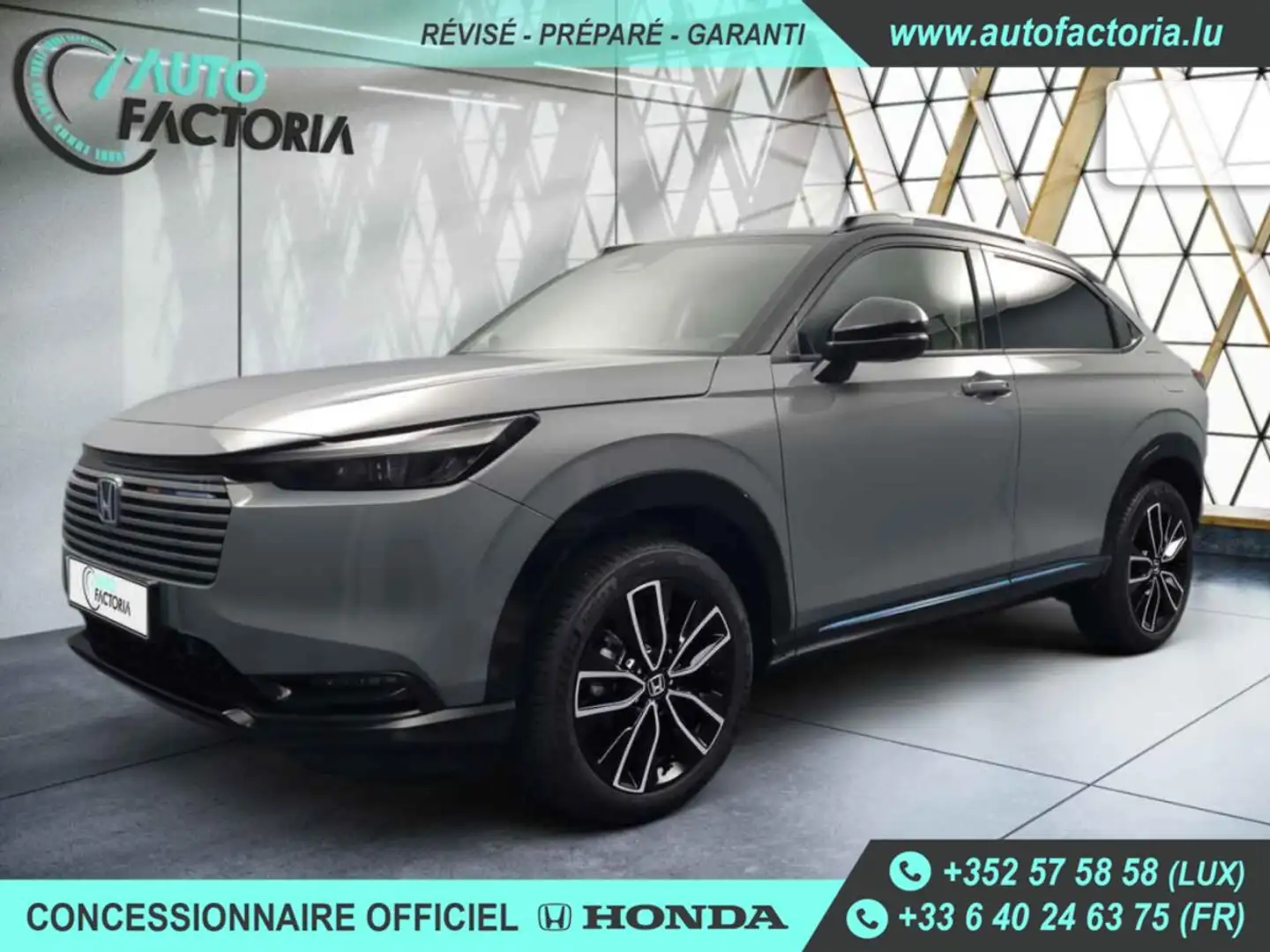Honda HR-V 1.5 HYB 131cv BVA+GPS+CAM360+HAYON ELEC+Options Gri - 1