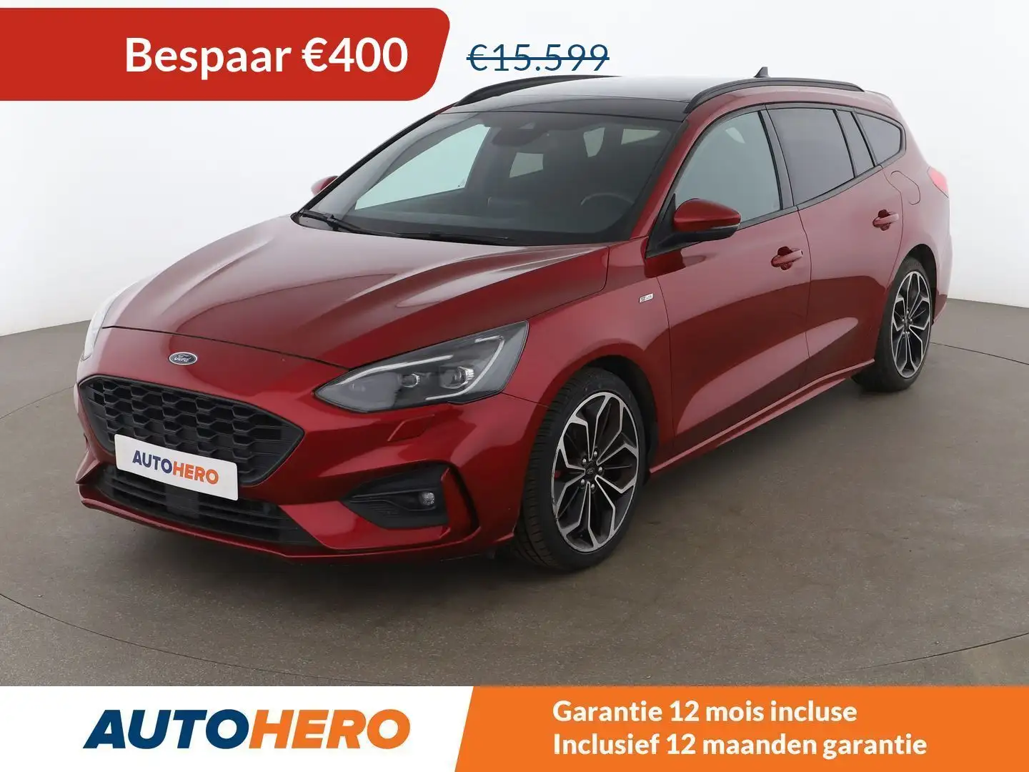 Ford Focus 1.0 EcoBoost ST-Line Rood - 1