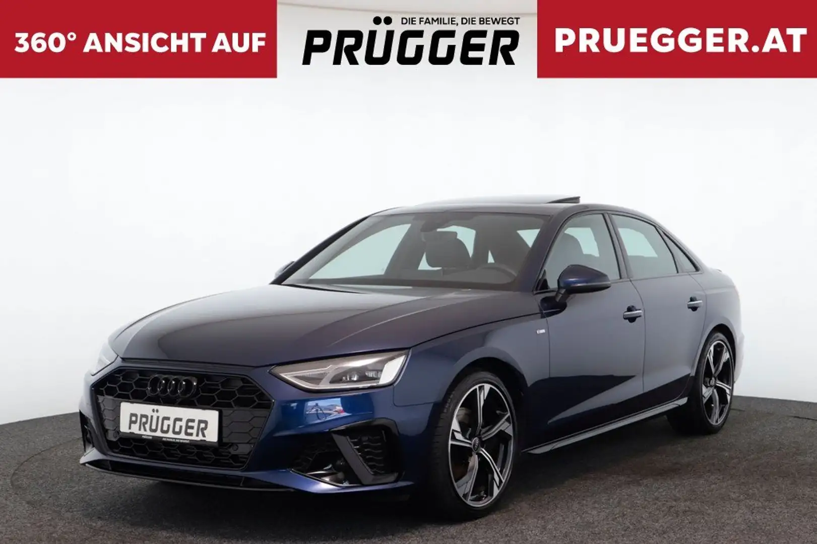Audi A4 35 TFSI Autom 3xS-LINE BLACK EDITION 19ZOLL VIRTUAL Blau - 1