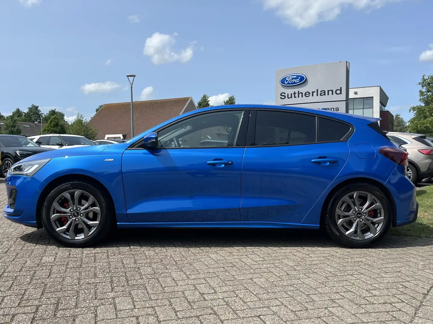 Ford Focus 1.0 EcoBoost Hybrid ST Line 125 Pk | Achteruitrijc Blauw - 2