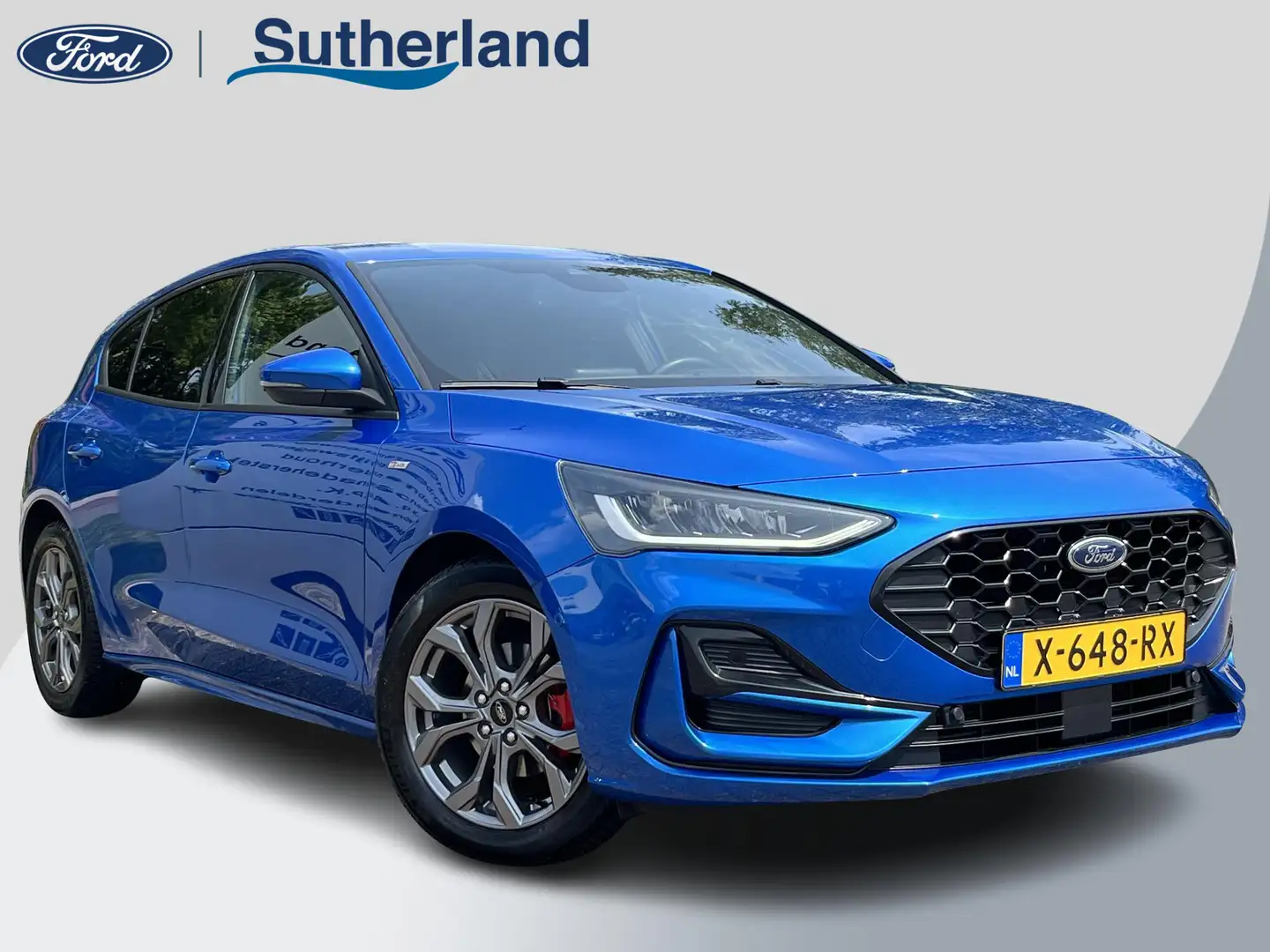 Ford Focus 1.0 EcoBoost Hybrid ST Line 125 Pk | Achteruitrijc Blauw - 1