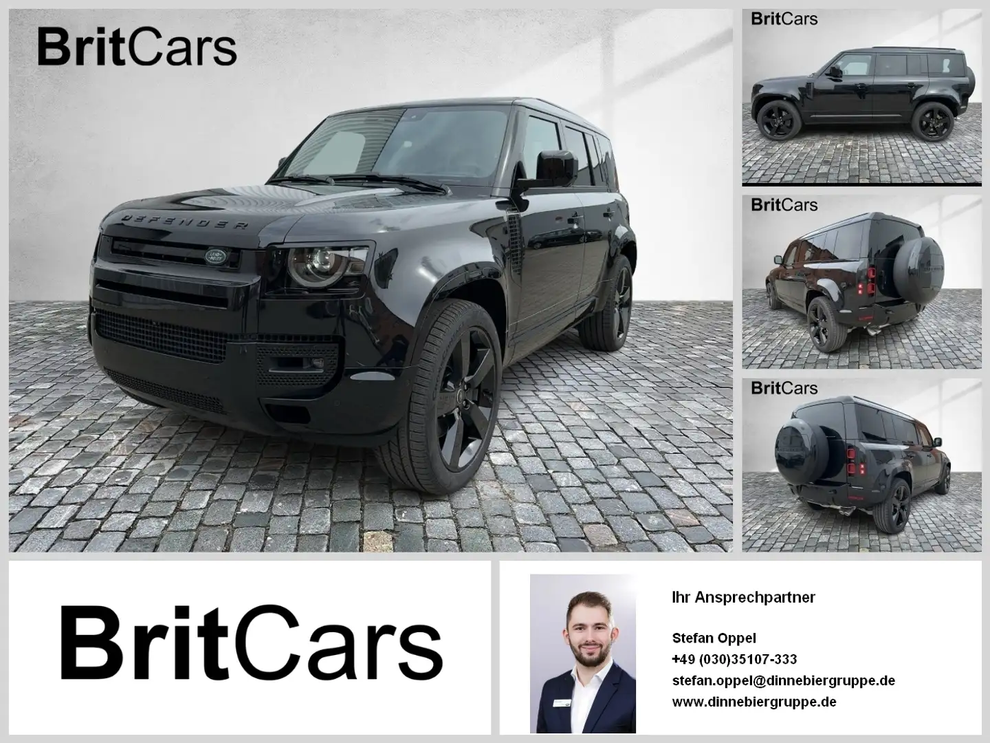 Land Rover Defender 110 P425 X-Dynamic HSE Luft HUD 360 SD Schwarz - 1