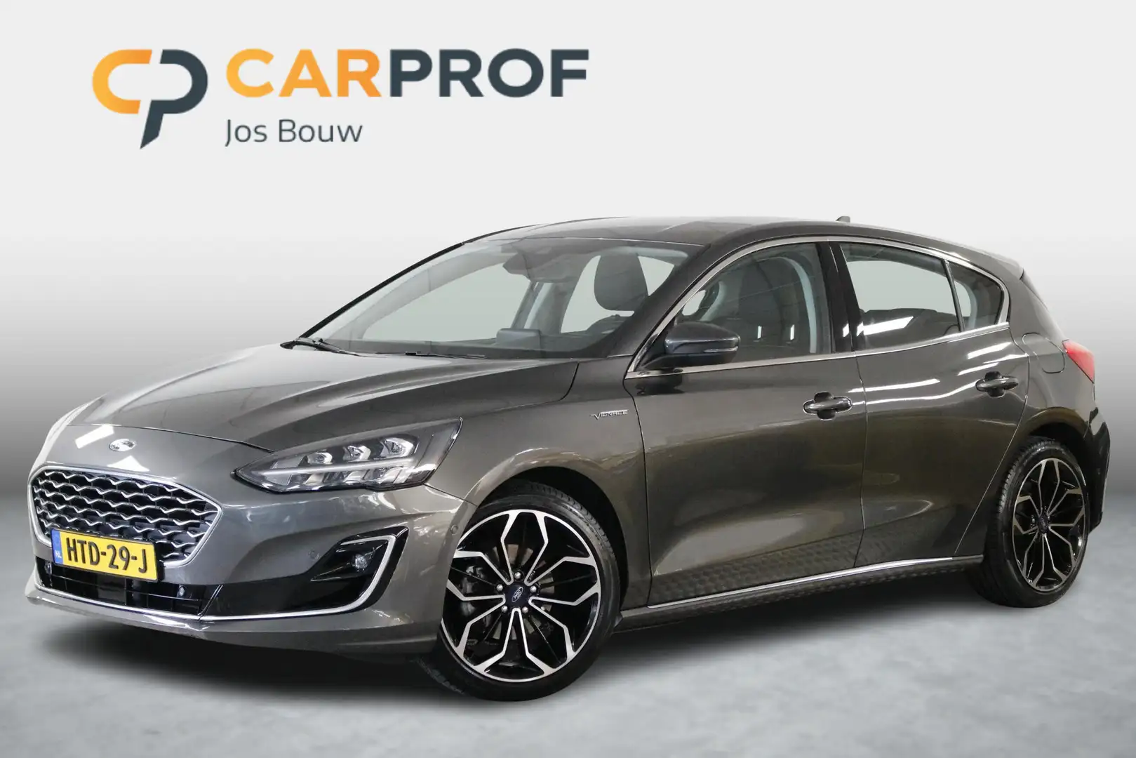 Ford Focus 1.0 EcoBoost Vignale 125 PK. Clima | Leder | Head- Grijs - 1