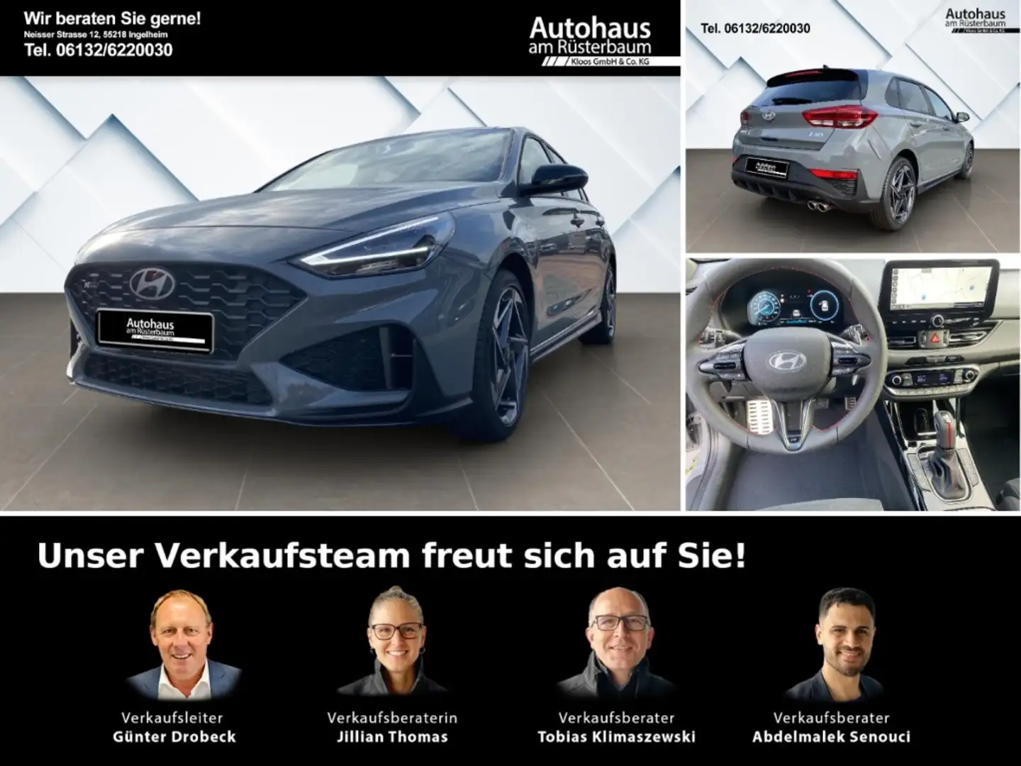 Hyundai i30 N Line Mild-Hybrid (MY25) 1.5 Sitz-Paket, Panorama Grau - 1