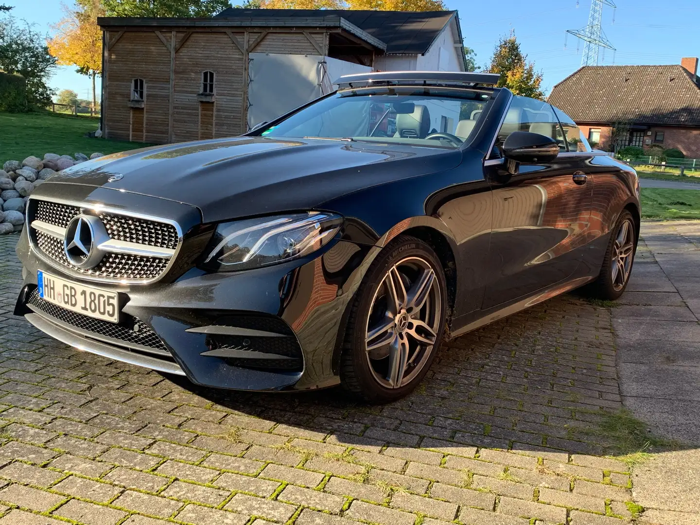 Mercedes-Benz E 200 E 200 Cab AMG Garant Widescr. Ambiente Burmeister Fekete - 1