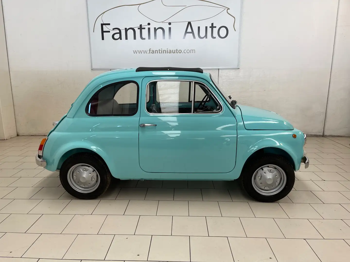 Fiat 500 F Totalmente Restaurata - LEGGi SOTTO Blauw - 2