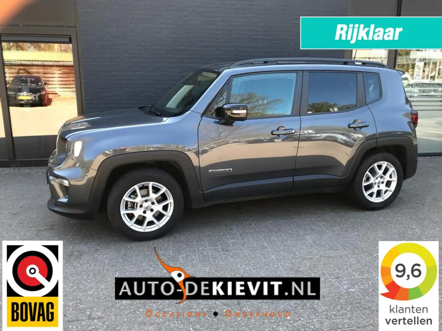 Jeep Renegade 1.5T E-HYBRID LTD **Carplay/keyless/navigatie** Grijs - 1