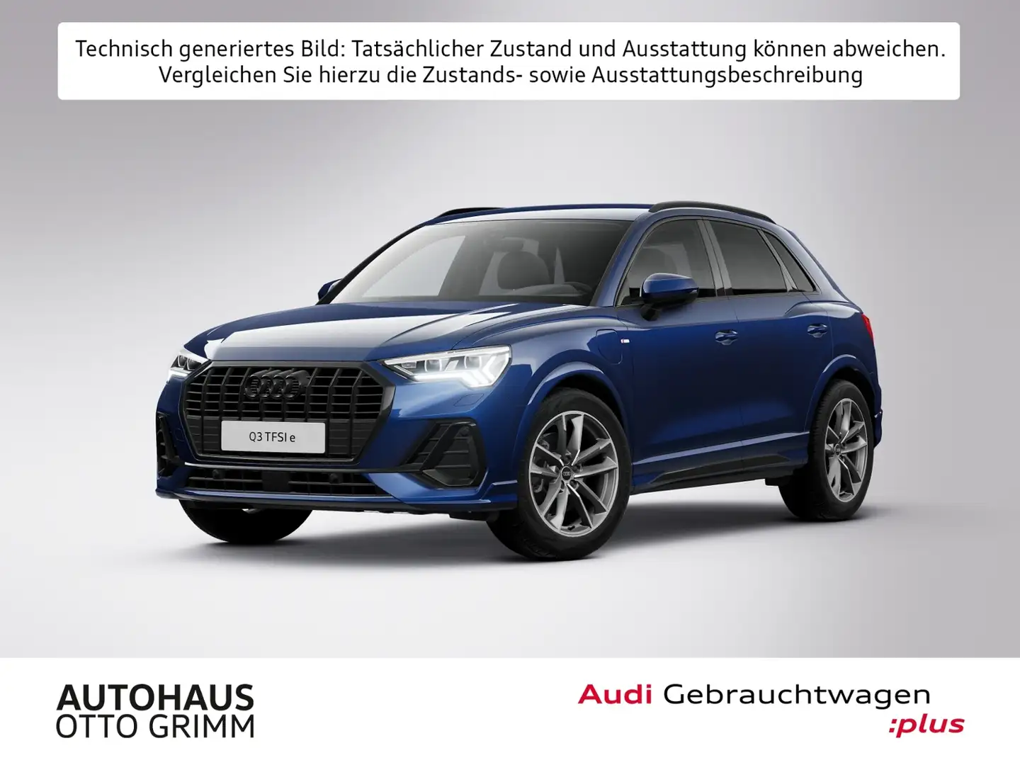 Audi Q3 45 TFSI e S line KLIMA NAVI LEDER ALU Blau - 1