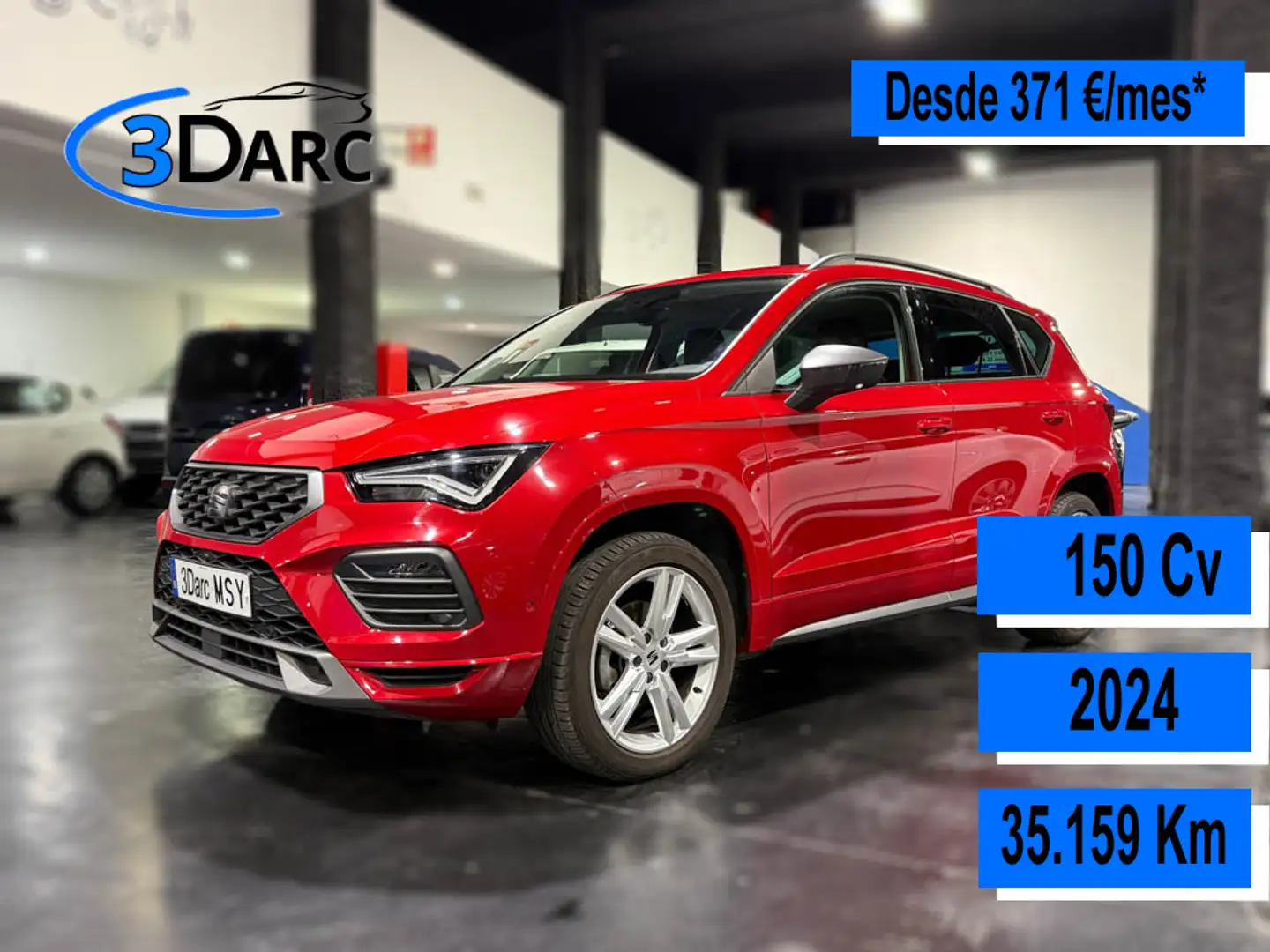 SEAT Ateca 1.5 EcoTSI S&S FR Special Edition DSG Rojo - 1