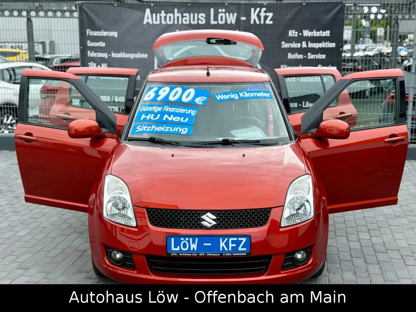 Suzuki Swift 1.3 TÜV NEU SCHECKHEFTGEPFLEGT ALLWETTER Portocaliu - 1