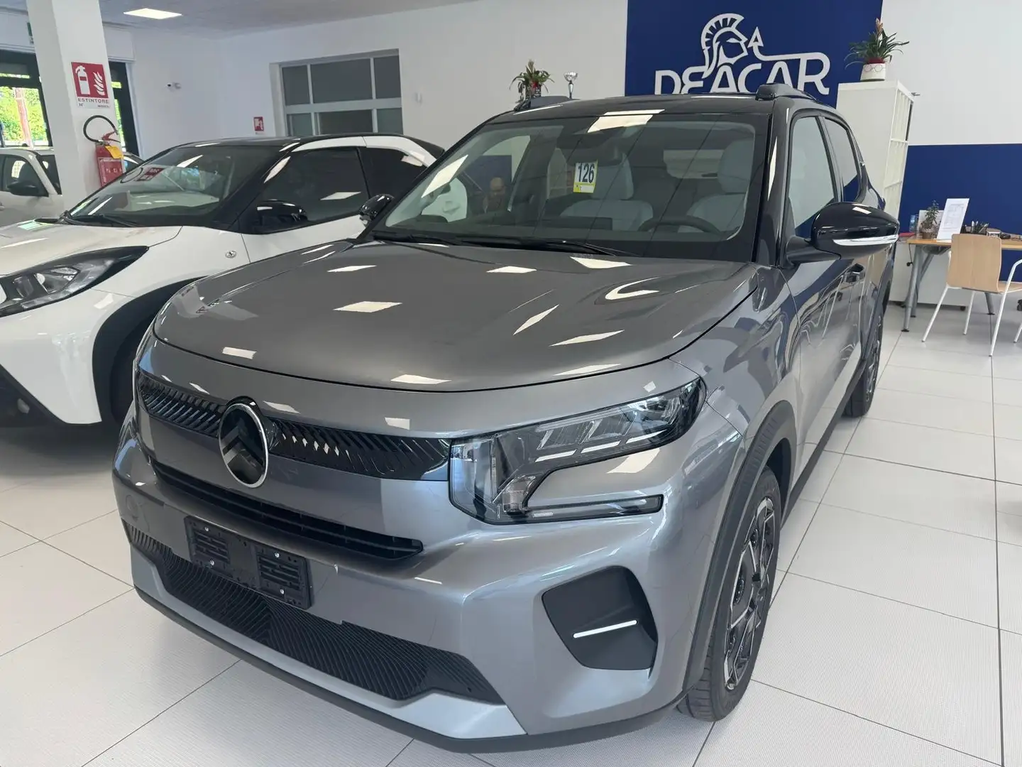 Citroen C3 C3 1.2 puretech turbo Max 100cv s Grigio - 2