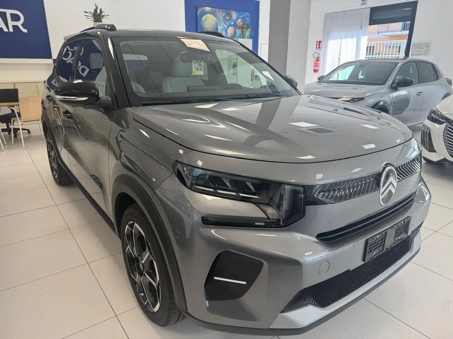 Citroen C3 C3 1.2 puretech turbo Max 100cv s Grigio - 1