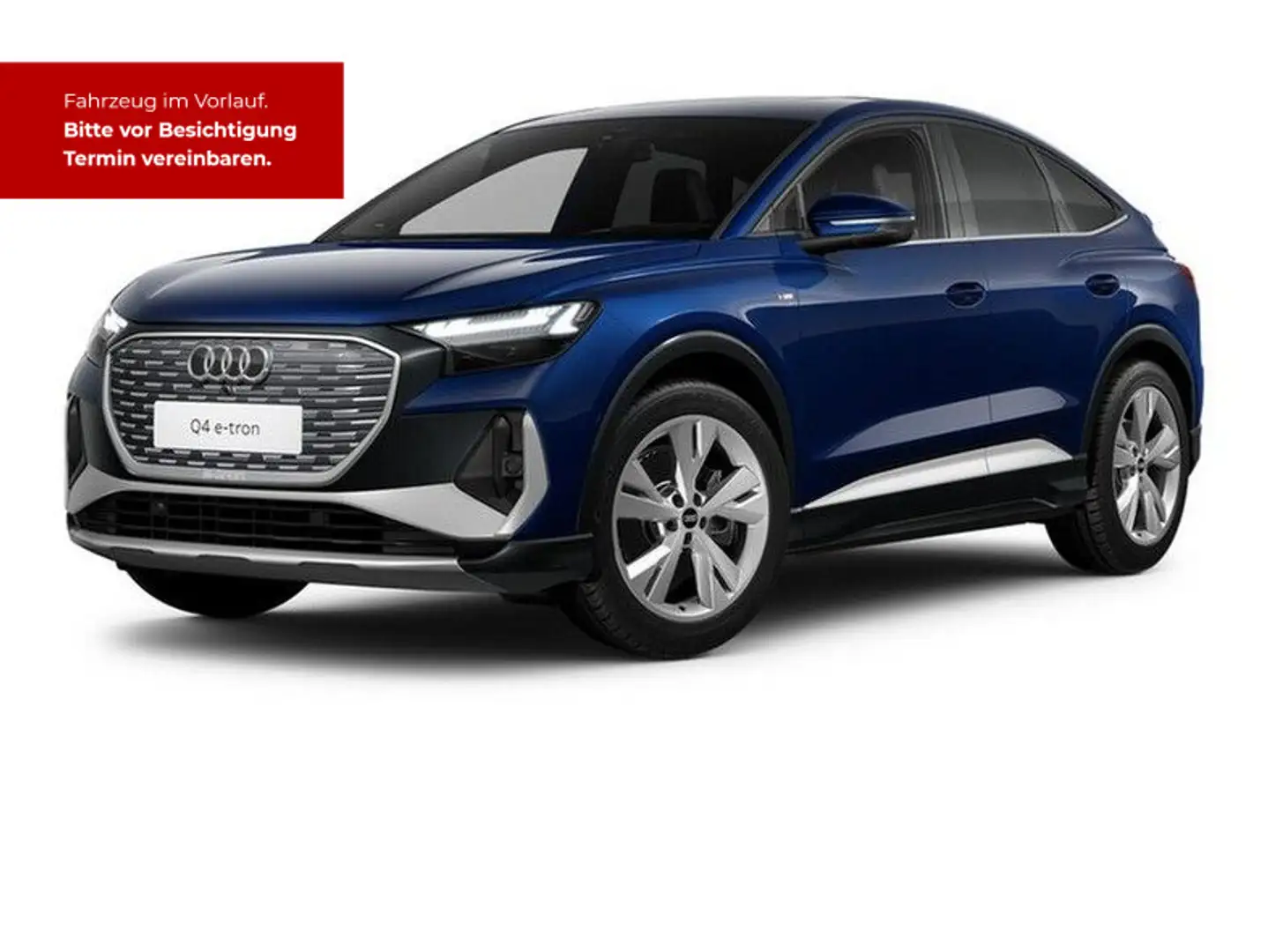 Audi Q4 e-tron 50 Sportback quattro 2x S Line Pano Ma Blau - 2