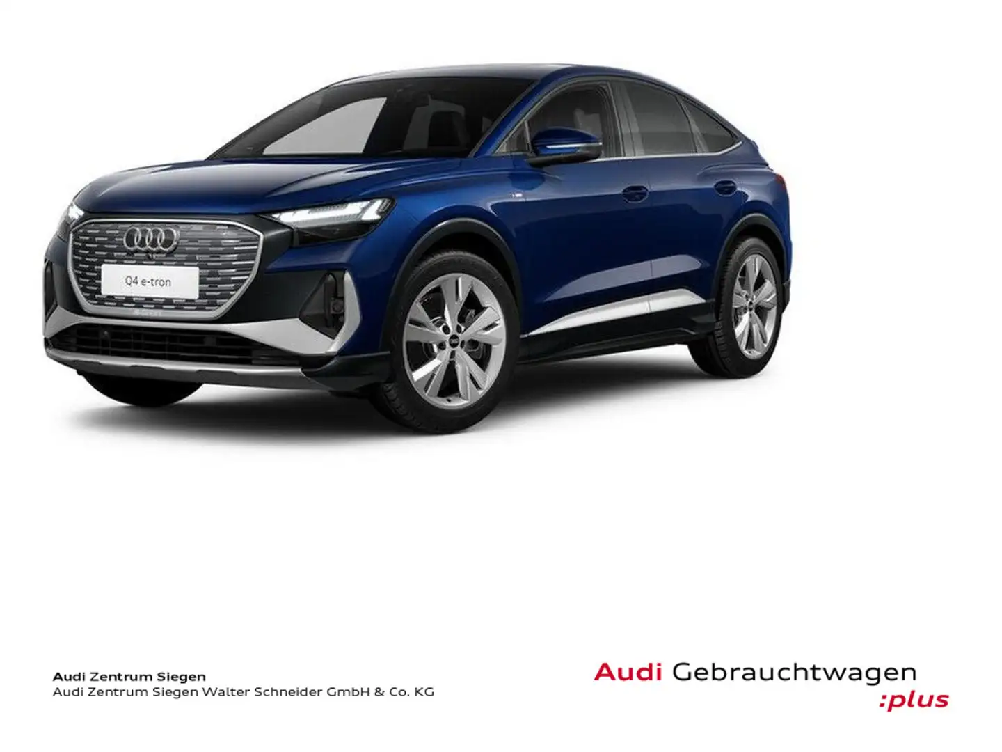 Audi Q4 e-tron 50 Sportback quattro 2x S Line Pano Ma Blau - 1