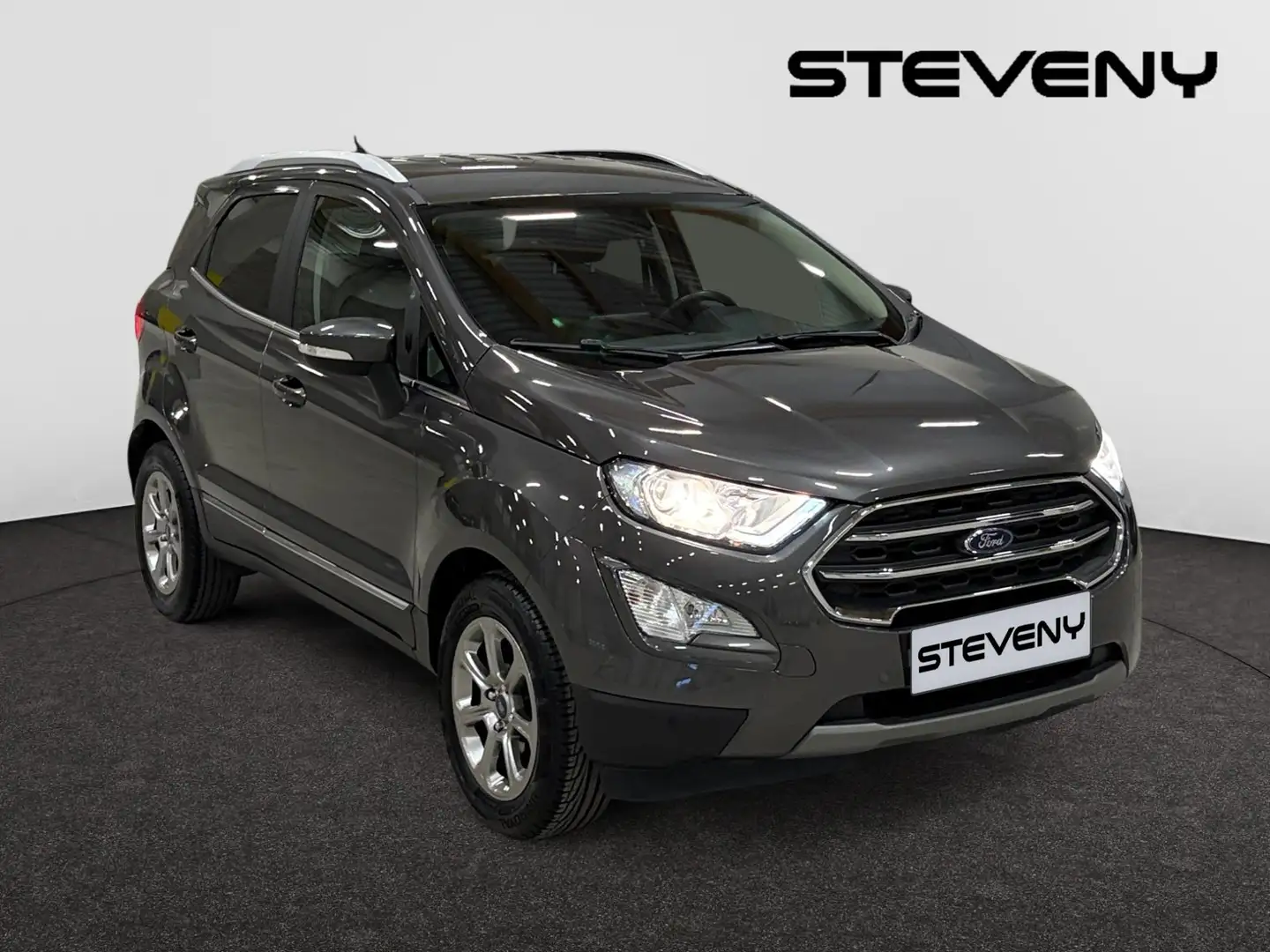 Ford EcoSport TITANIUM 1.0 EcoBoost 125CV M6*CLIM*MI CUIR*CAMERA Gris - 2