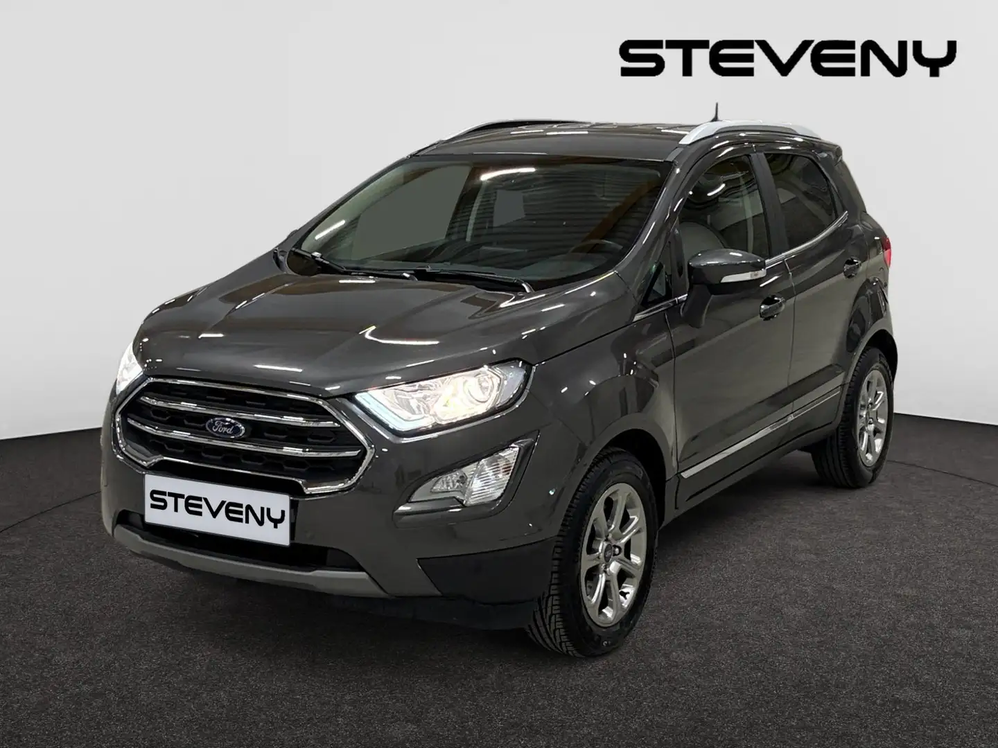 Ford EcoSport TITANIUM 1.0 EcoBoost 125CV M6*CLIM*MI CUIR*CAMERA Gris - 1