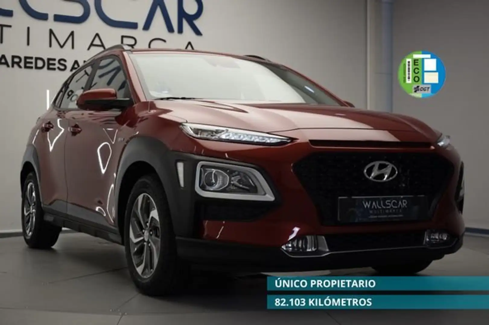 Hyundai KONA HEV 1.6 GDI DT Klass Burdeos - 1