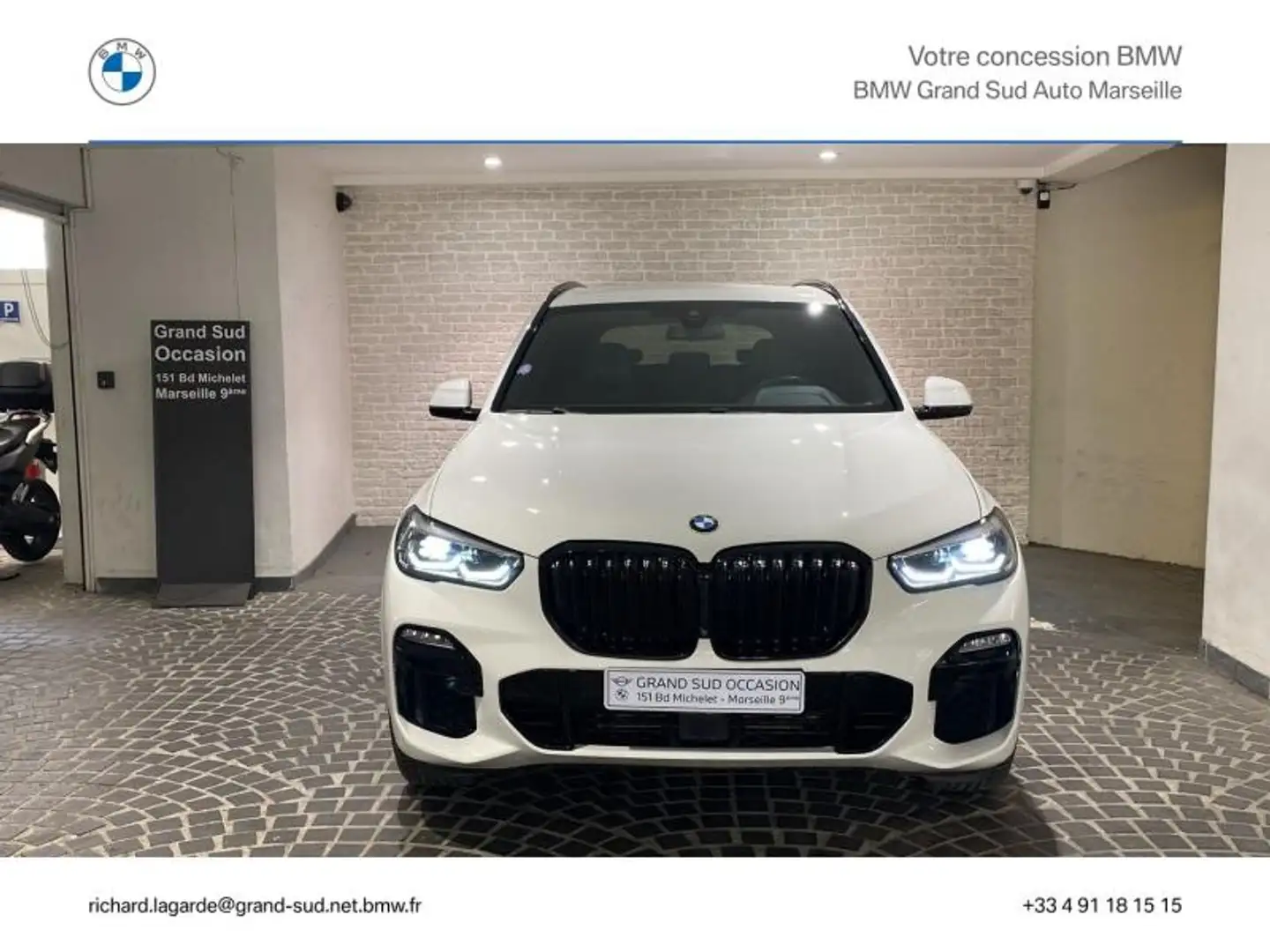 BMW X5 xDrive45e 394ch M Sport 17cv Blanc - 2