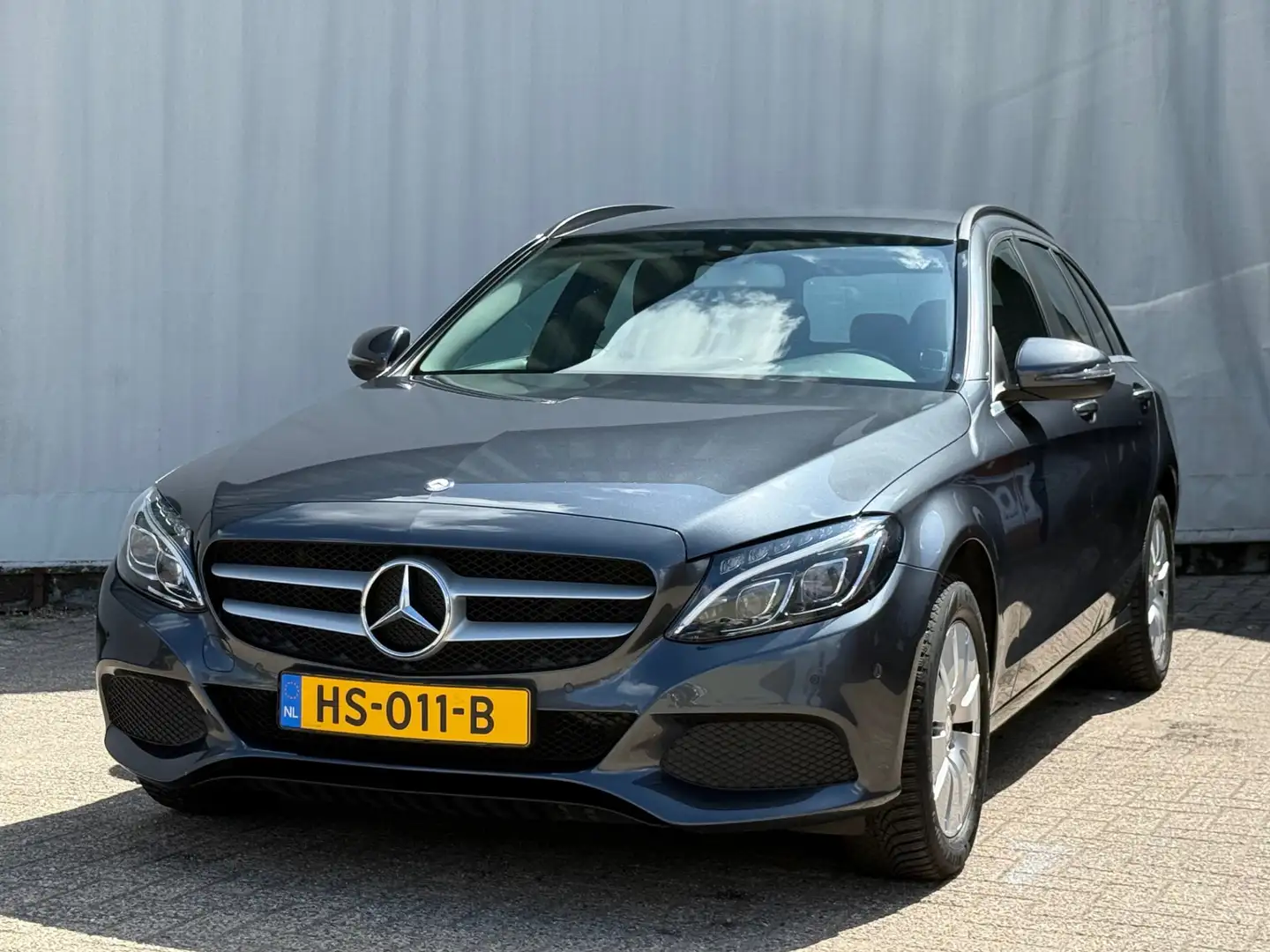 Mercedes-Benz C 160 Estate Prestige leder/ navi / stlvw Grijs - 2