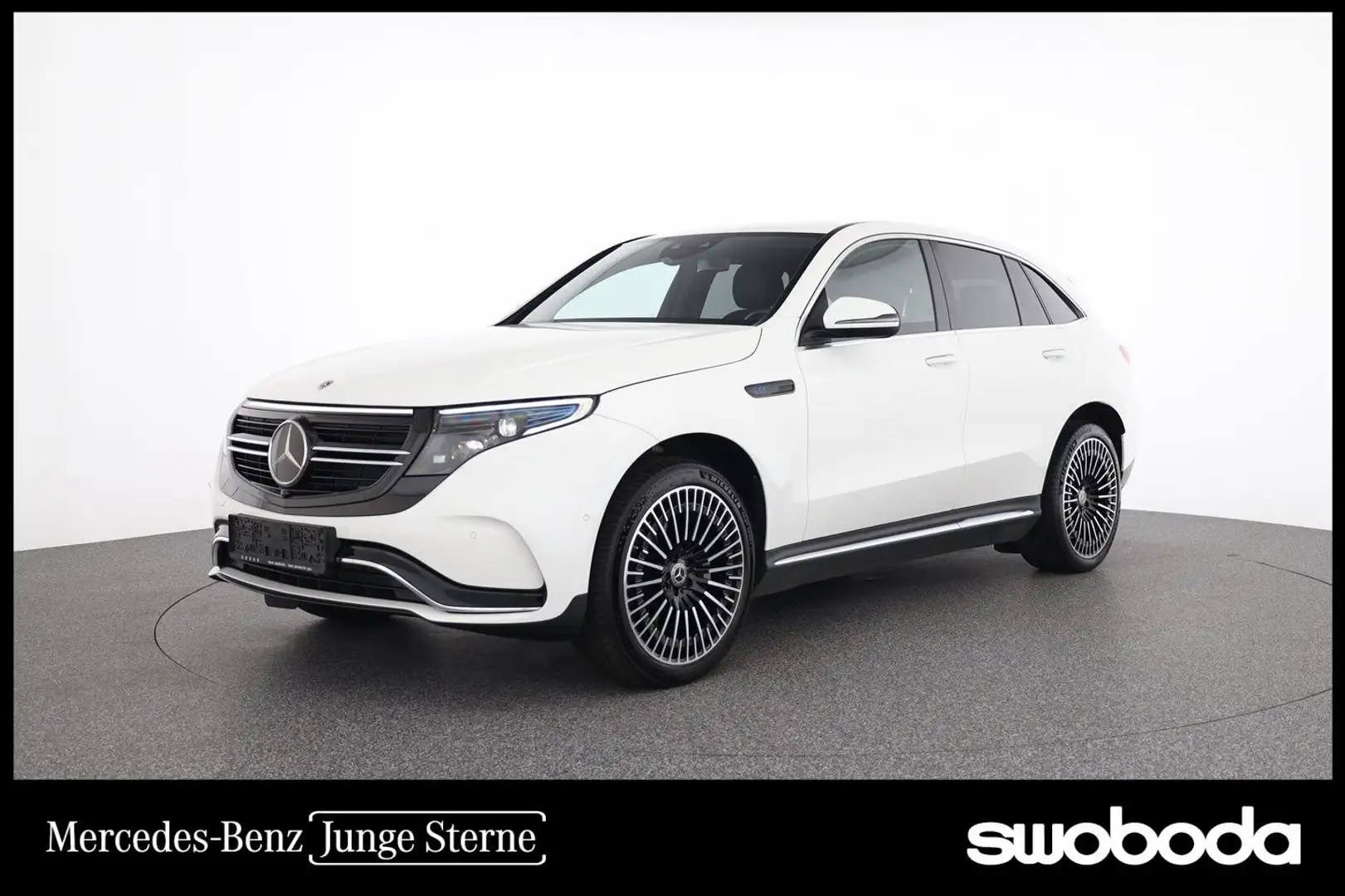 Mercedes-Benz EQC 400 4M AMGLine DistronicPlus AHK Blanc - 1