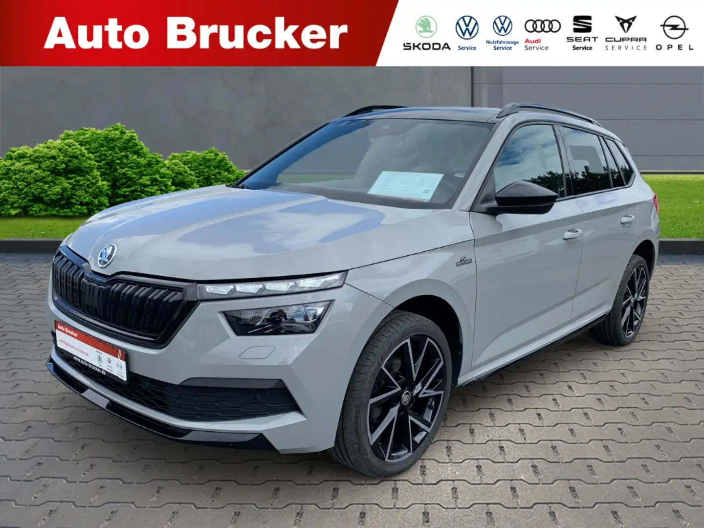Skoda Kamiq Monte Carlo 1.5 TSI+Anhängerkupplung+Panoramadach siva - 1