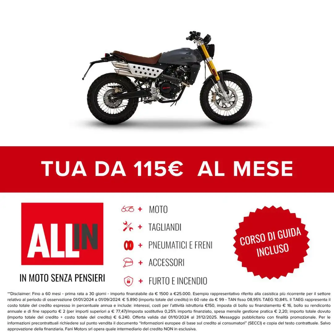 Fantic Caballero 125 DELUXE Gris - 2