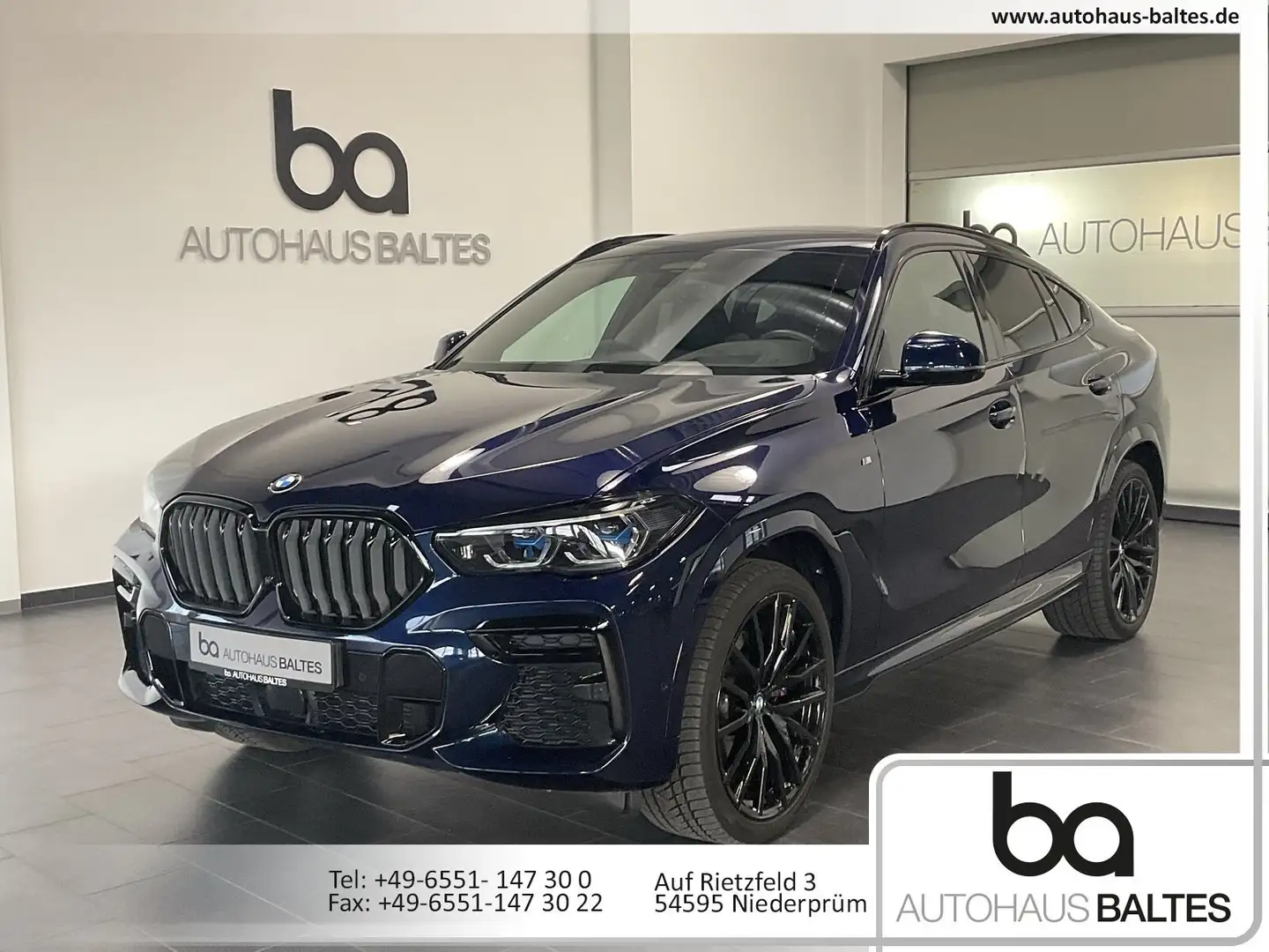BMW X6 X6 xDrive 30d M Sport 22"/Luft/Laser/Pano/HK/Ico Blau - 1