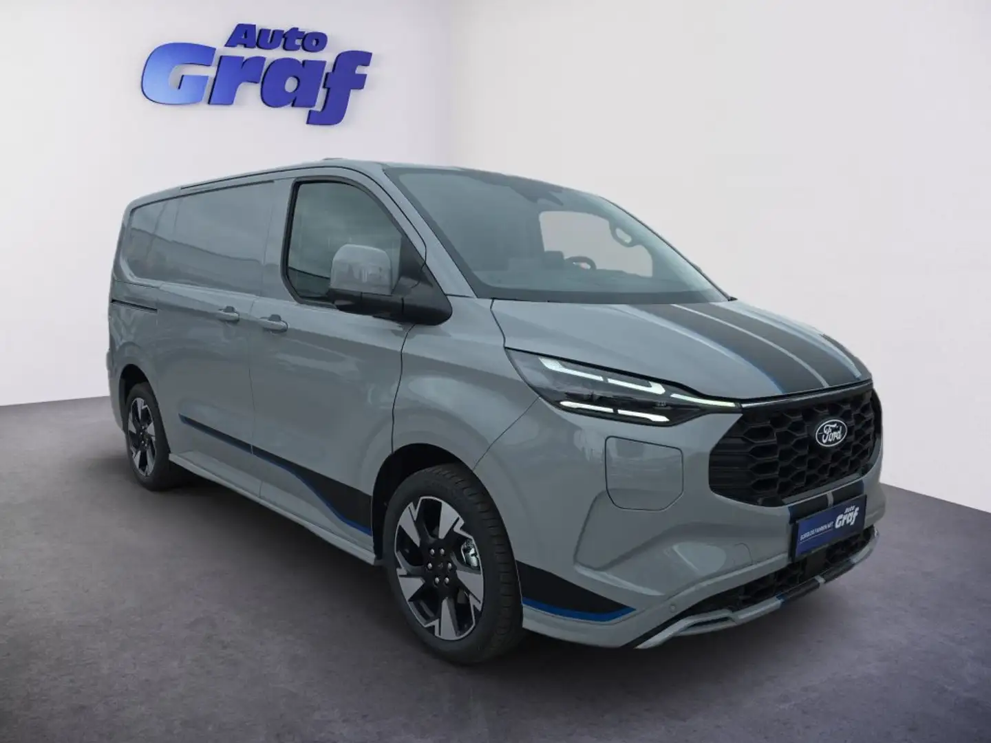 Ford Transit Custom Kasten 2,5 PHEV L1H1 320 Sport Aut. Grau - 2