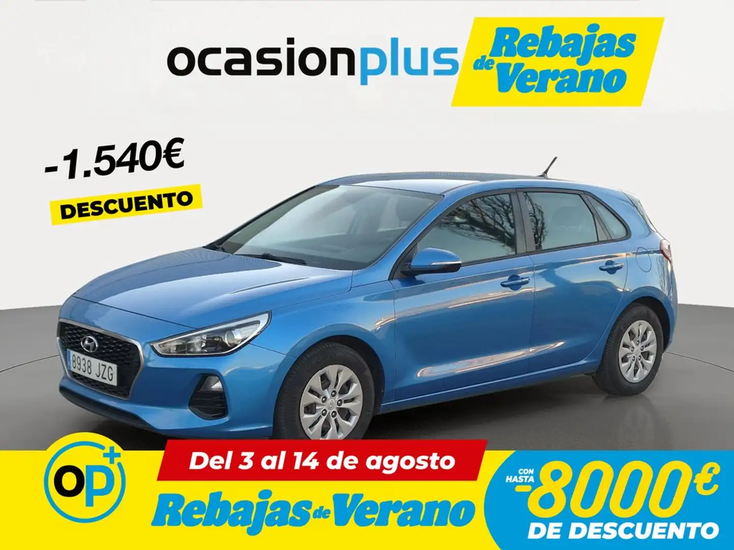 Hyundai i30 1.0 TGDI Klass 120 Azul - 1