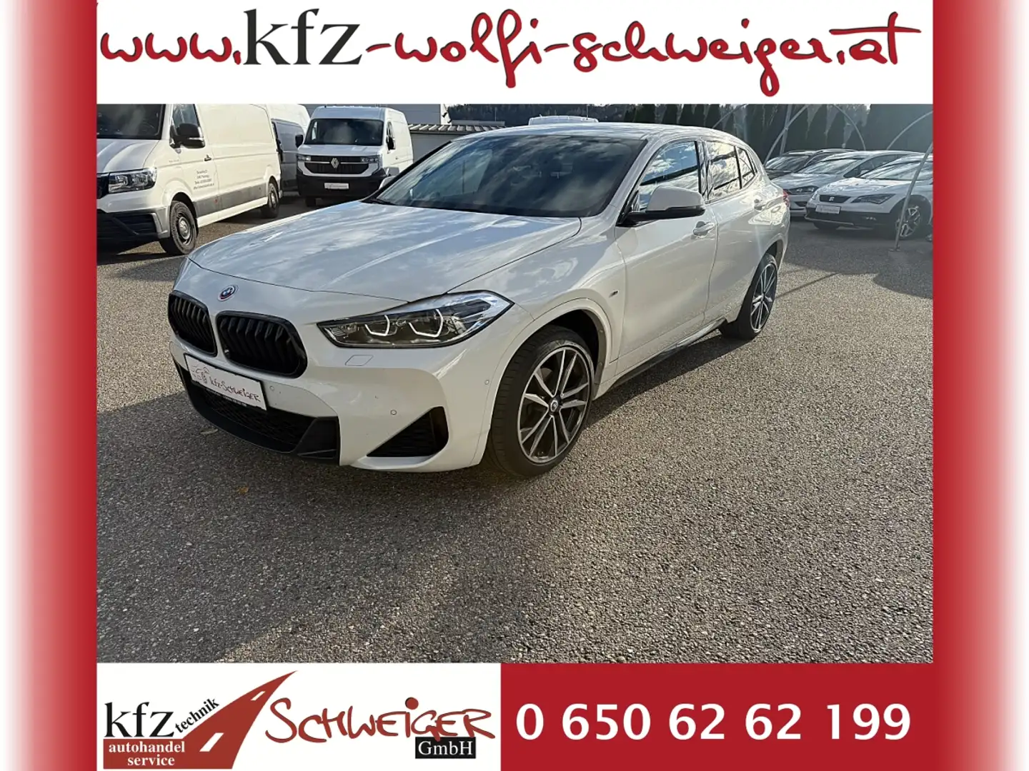 BMW X2 xDrive18d Weiß - 1