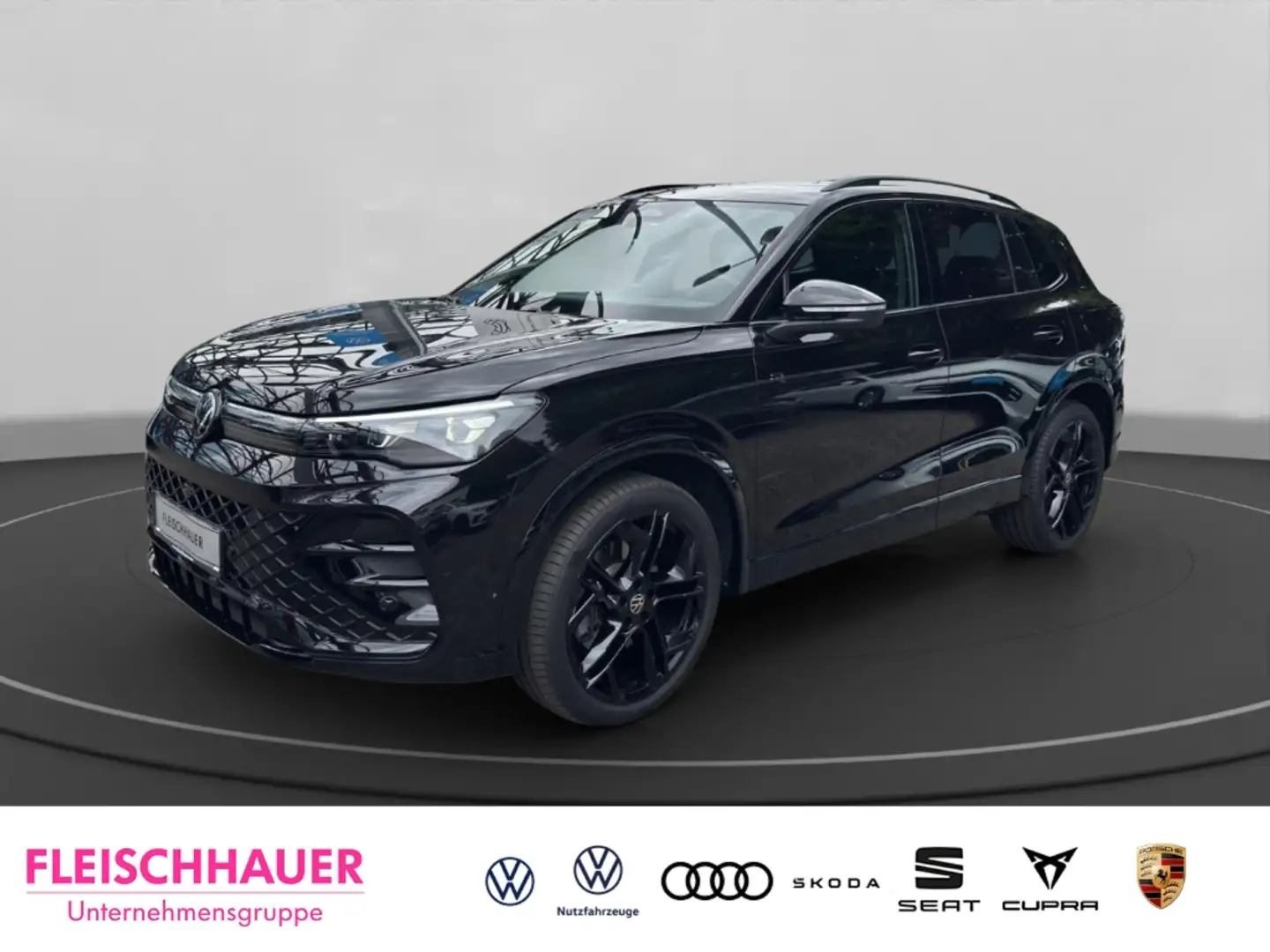 Volkswagen Tiguan R-Line 2.0 TDI HUD Navi Leder Digitales Cockpit Me Schwarz - 1