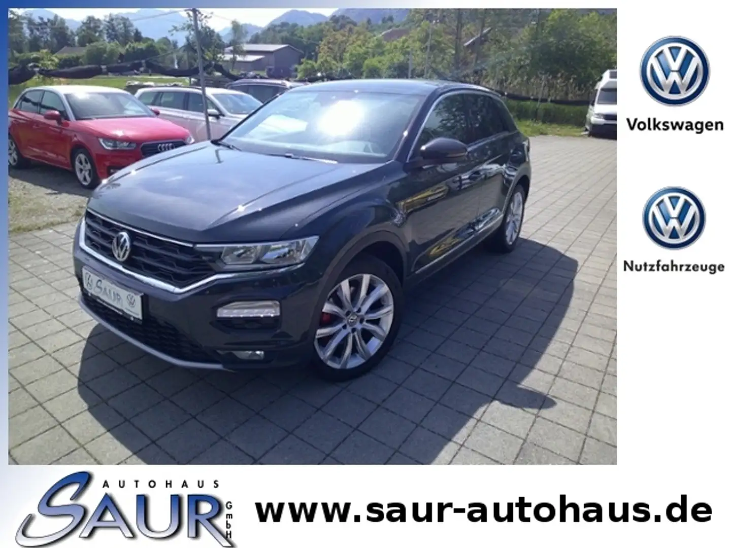 Volkswagen T-Roc 2.0 TDI Sport 4Motion*DSG*AHK*PDC*SHZ*ACC KLIMA N Grijs - 1