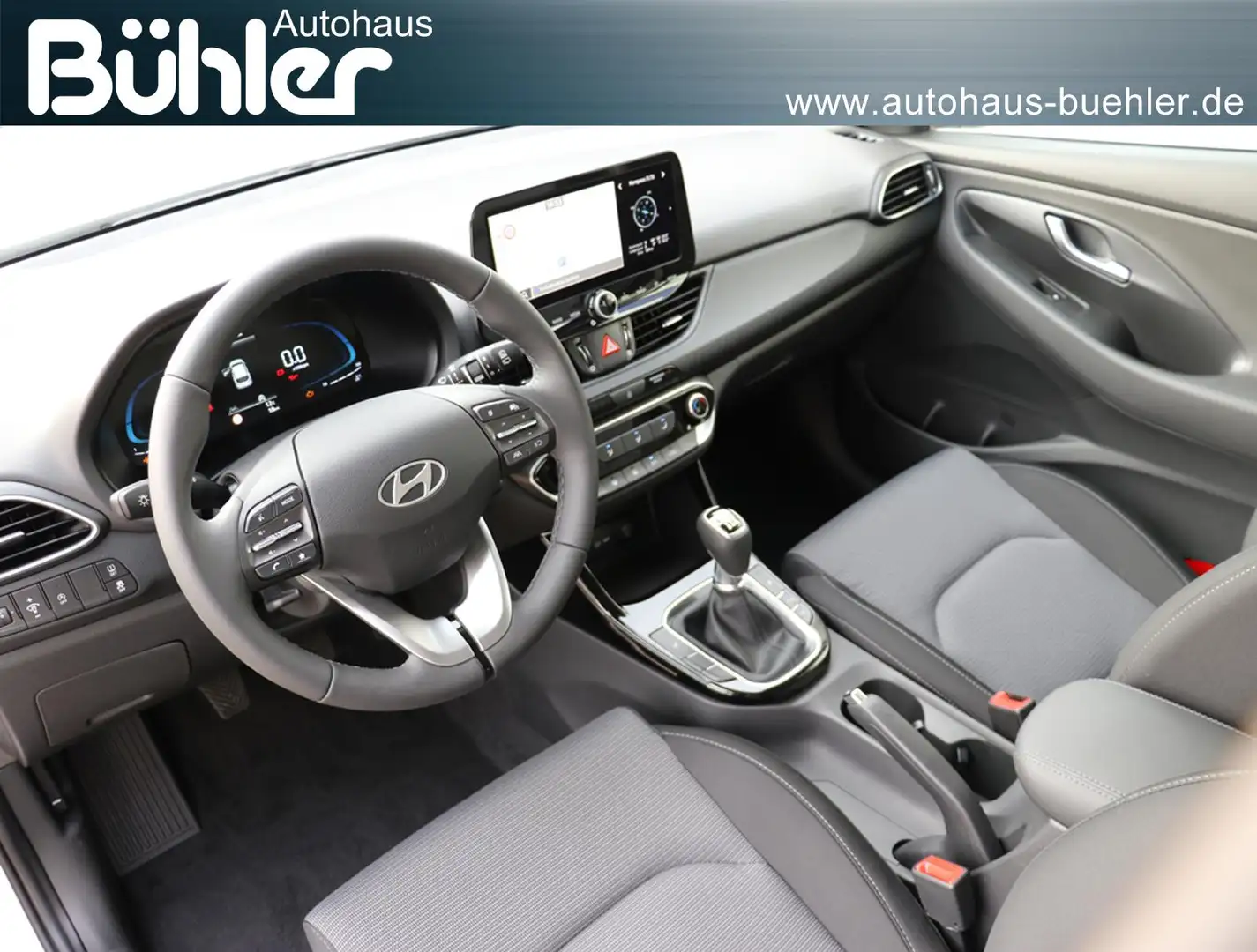 Hyundai i30 Select Plus 1.0 T-GDI Navigation, Sitzheizung Weiß - 2