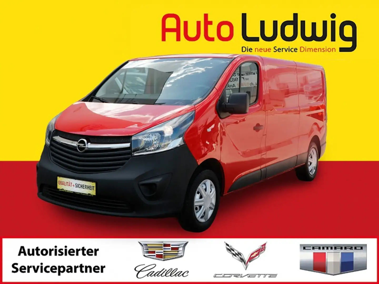 Opel Vivaro L2H1 1,6 CDTI BlueInjection 2,9t Edition Rot - 1