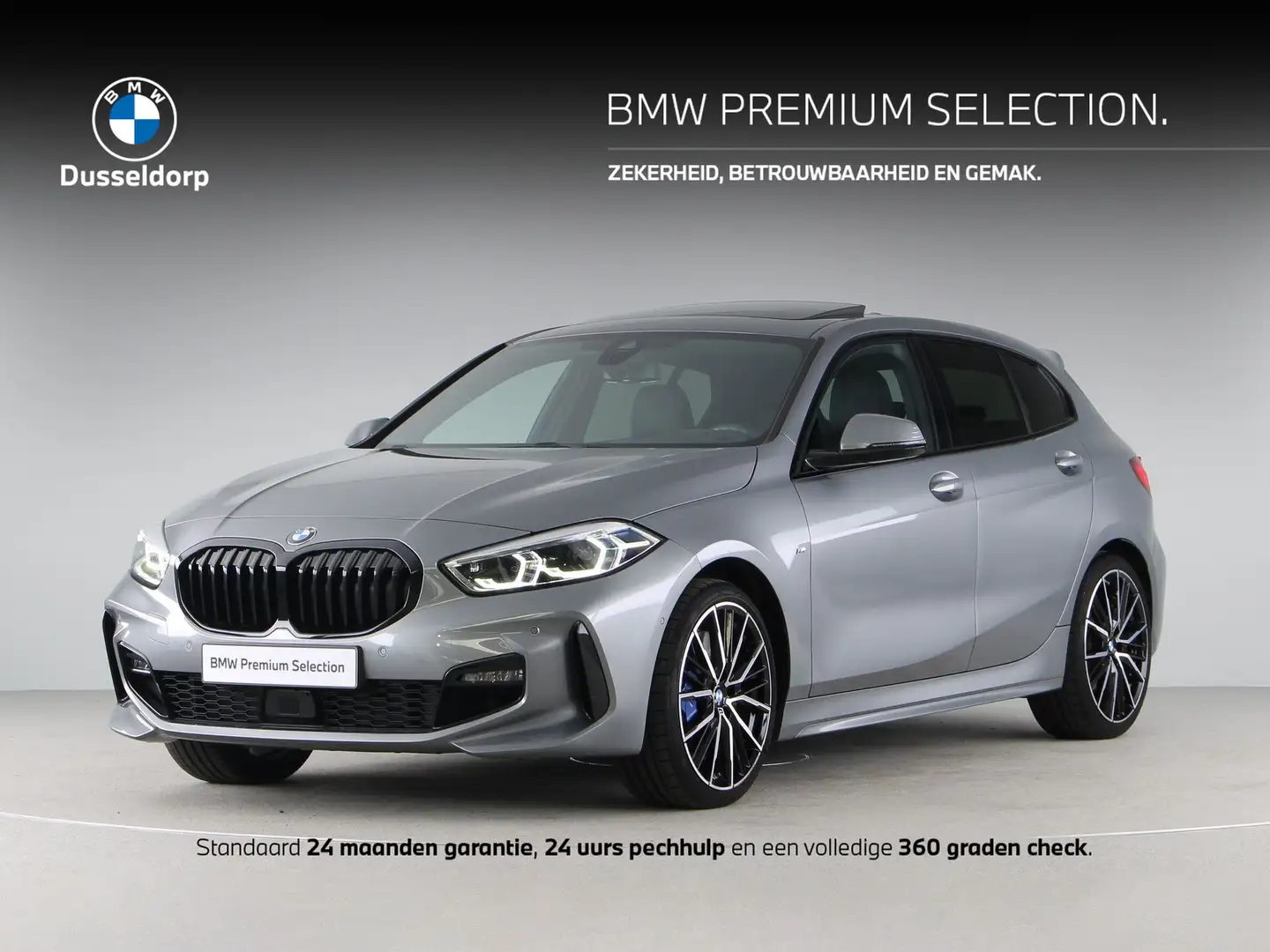 BMW 120 1 Serie 120i M-Sport Grijs - 1