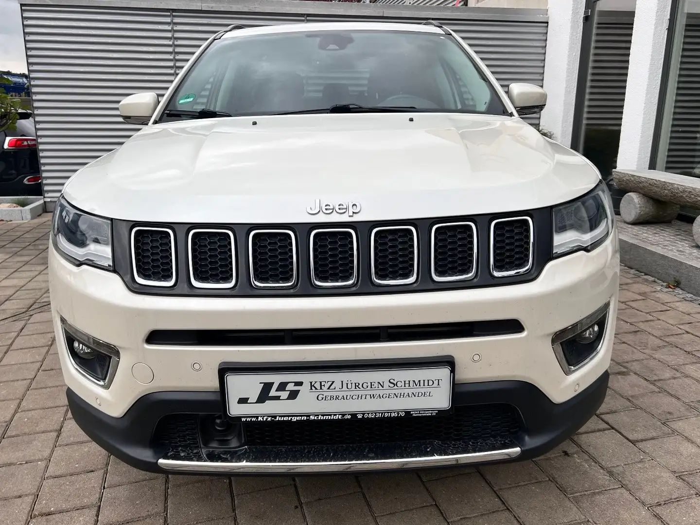 Jeep Compass 1.4 M-Air Limited 4WD Panorama 1.Hand Blanc - 1