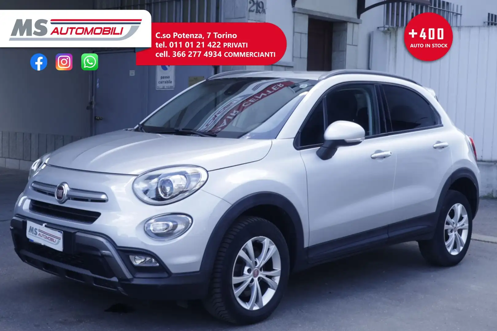 Fiat 500X FIAT 500X 2.0 MultiJet 140 CV AT9 4x4 Cross Plus Bílá - 1