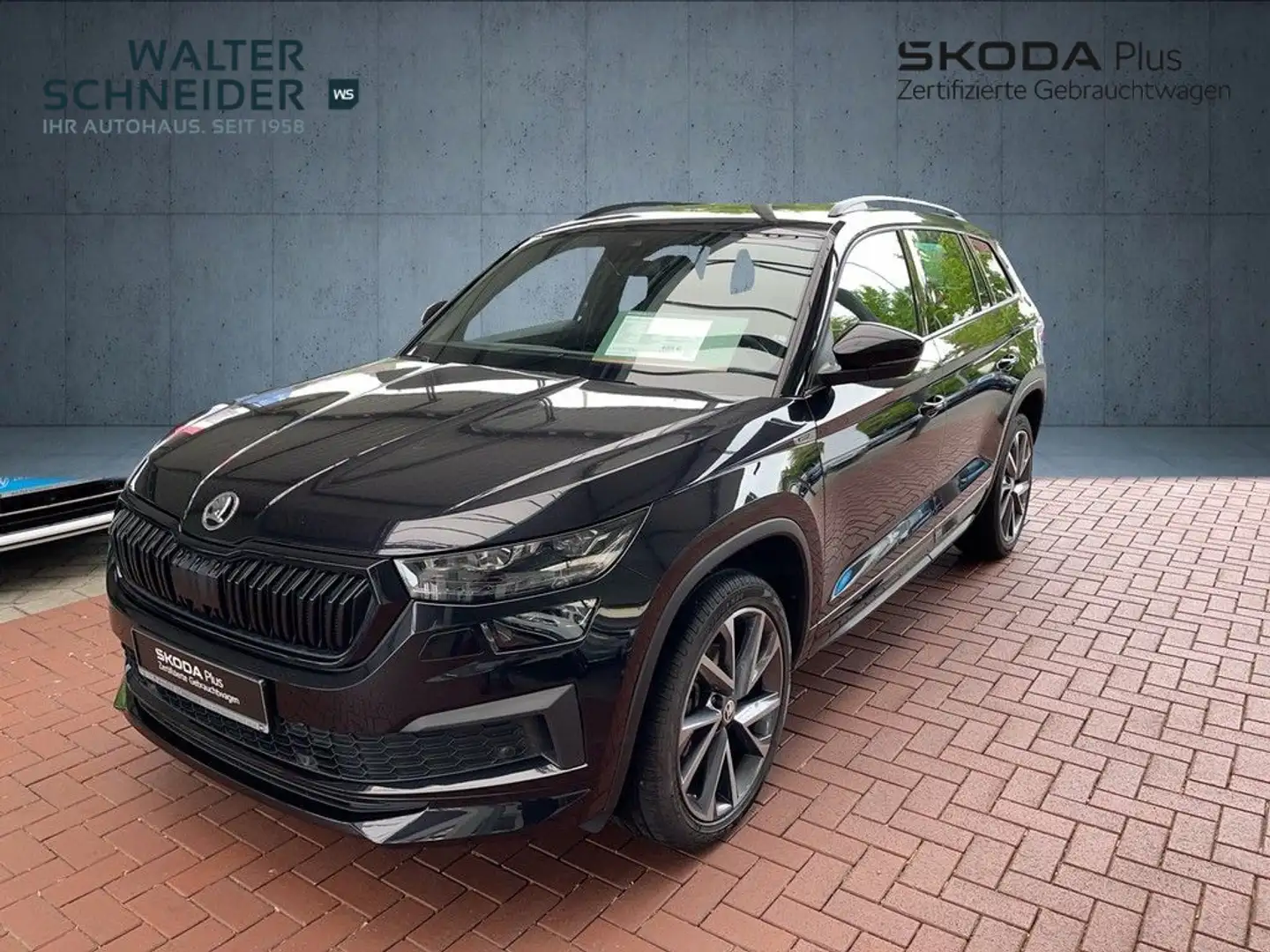 Skoda Kodiaq 2.0 TDI DSG Sportline Navi Matrix-LED AHK Schwarz - 2