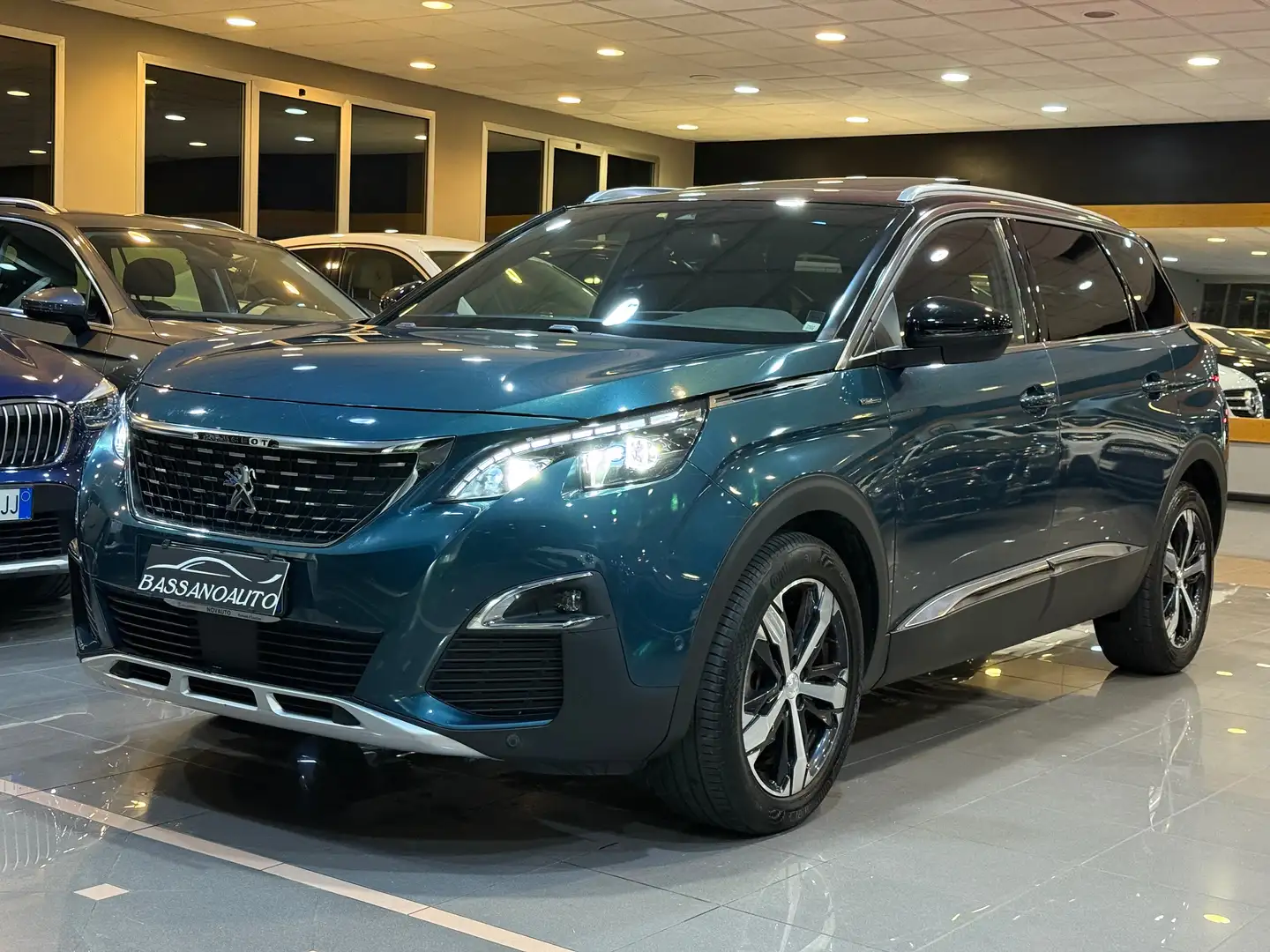Peugeot 5008 1.5 bluehdi  7 POSTI TETTO PANORAMICO !! Bleu - 1