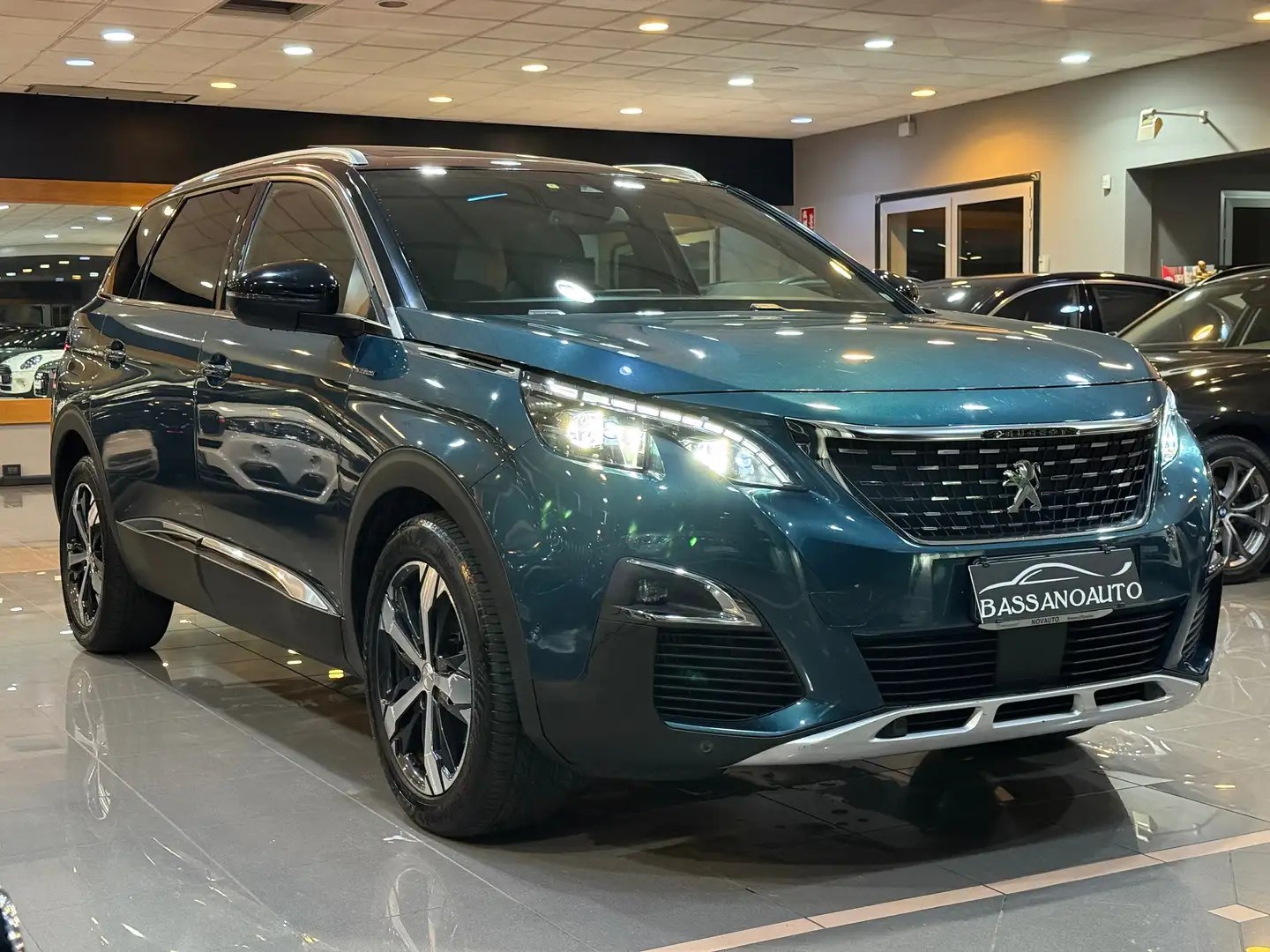 Peugeot 5008 1.5 bluehdi  7 POSTI TETTO PANORAMICO !! Bleu - 2