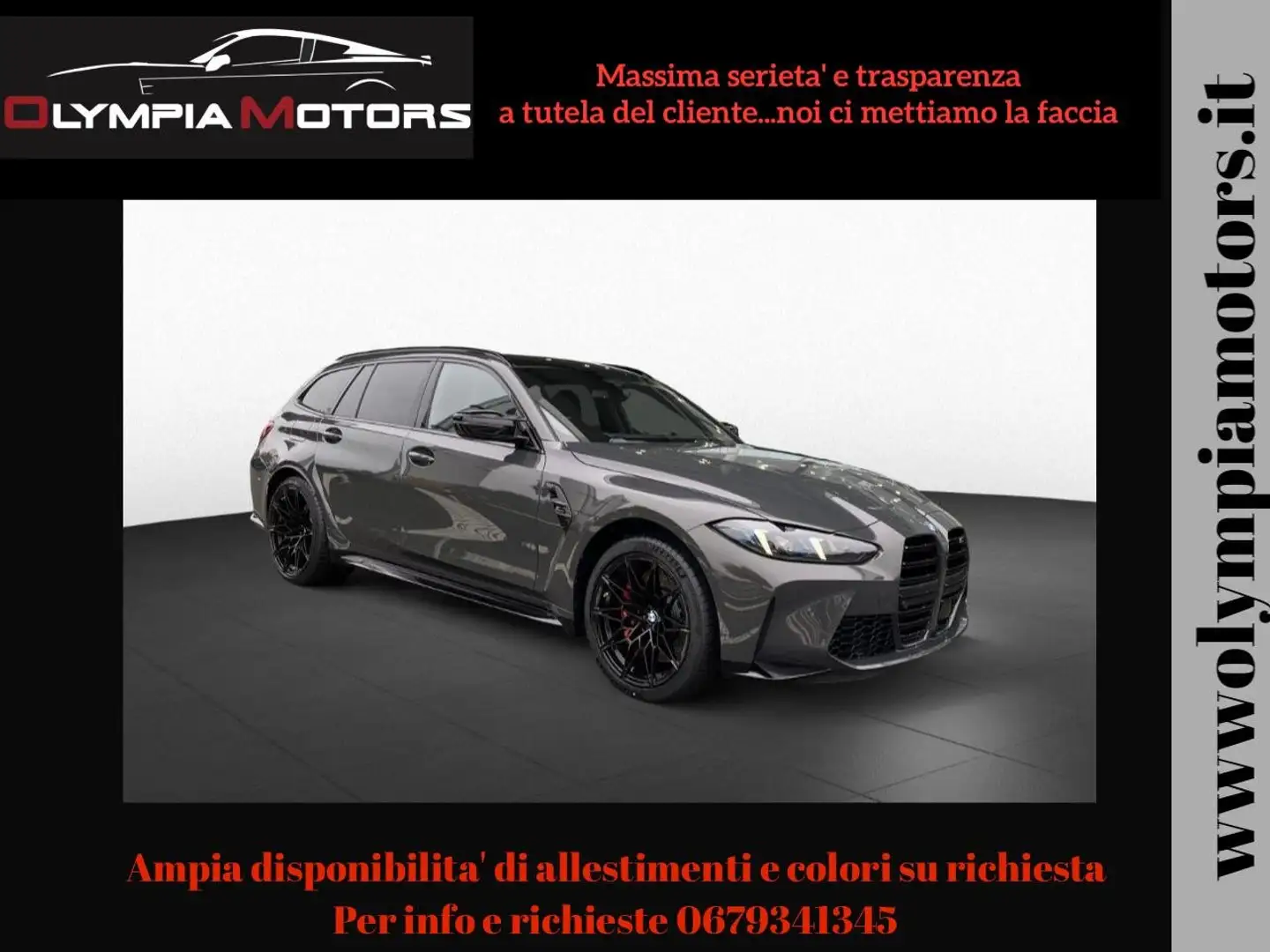 BMW M3 T. COMPETITION XDRIVE CARBON CURVED DISPLAY LASER Grigio - 1