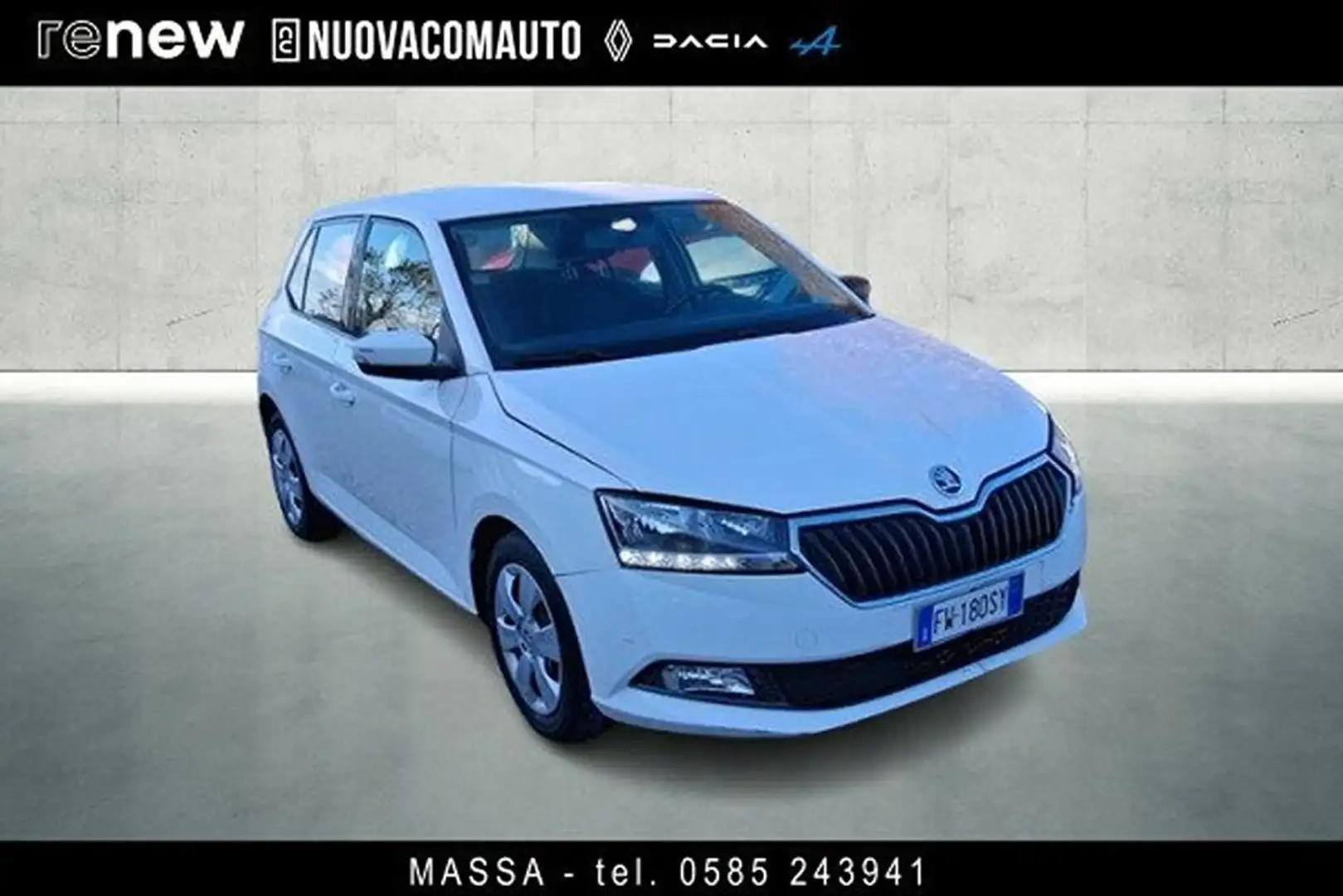 Skoda Fabia 1.0 mpi Design Edition 75cv my19 Bianco - 1
