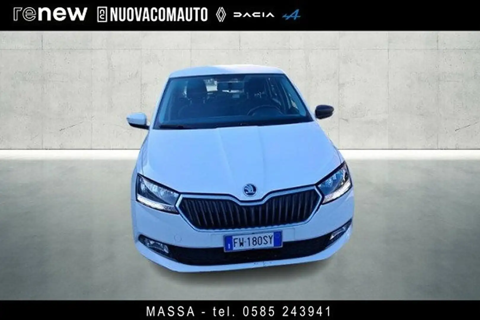 Skoda Fabia 1.0 mpi Design Edition 75cv my19 Bianco - 2
