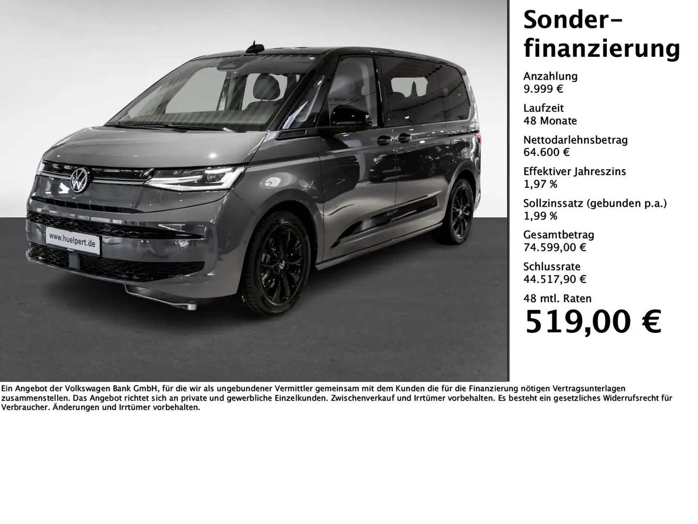 Volkswagen T7 Multivan 2.0 EDITION DSG eSITZE HARMANKARDON Gris - 1