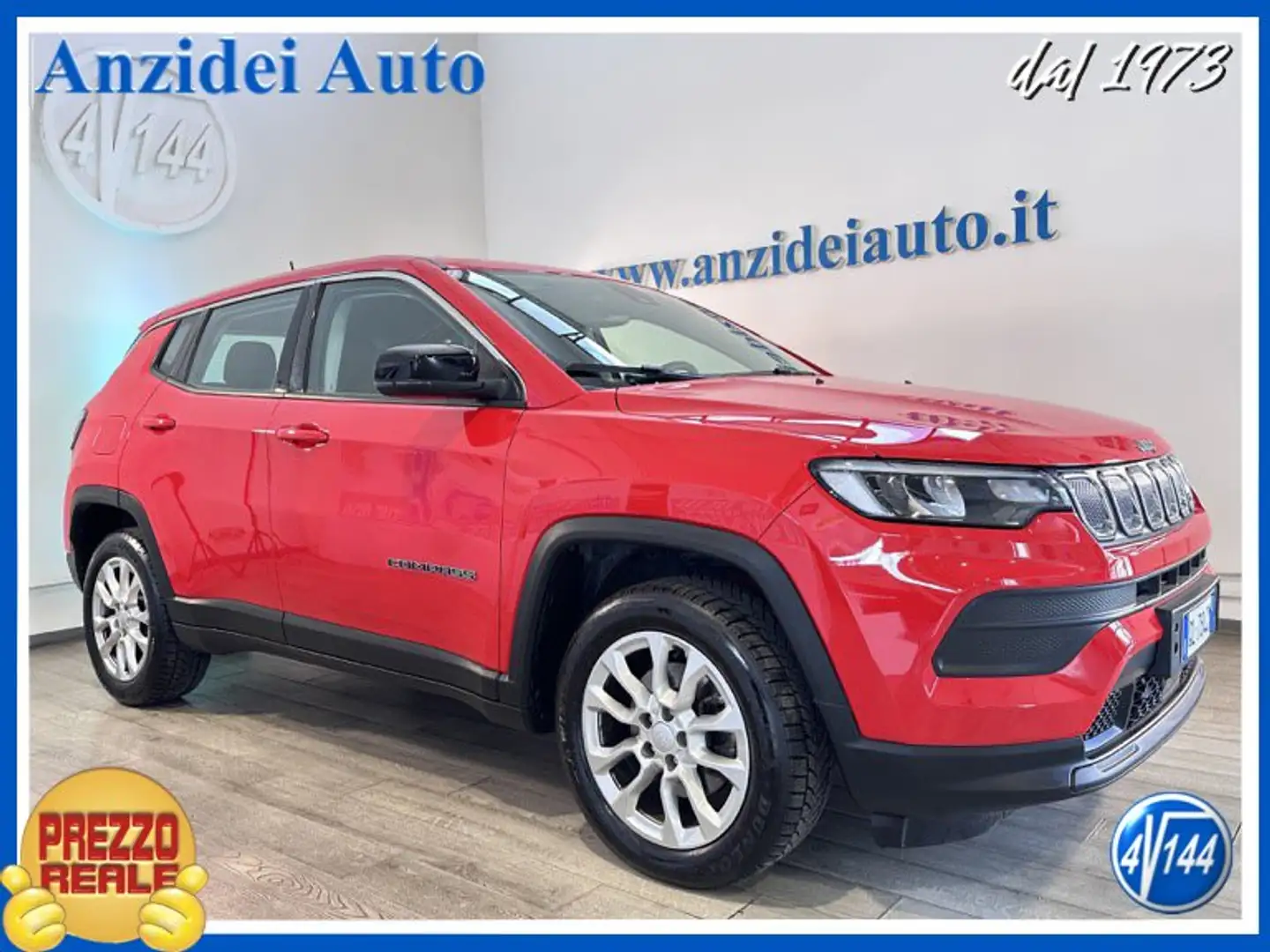 Jeep Compass 1.6 Multijet 130 Cv Longitude Rouge - 1